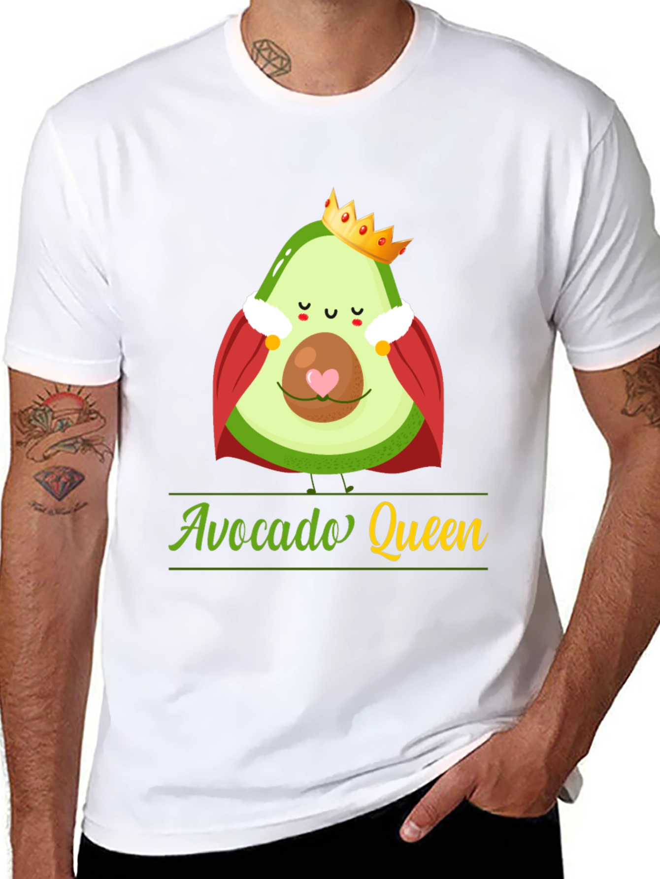 Avocado Queen T-Shirt - Funny Fruit Tee