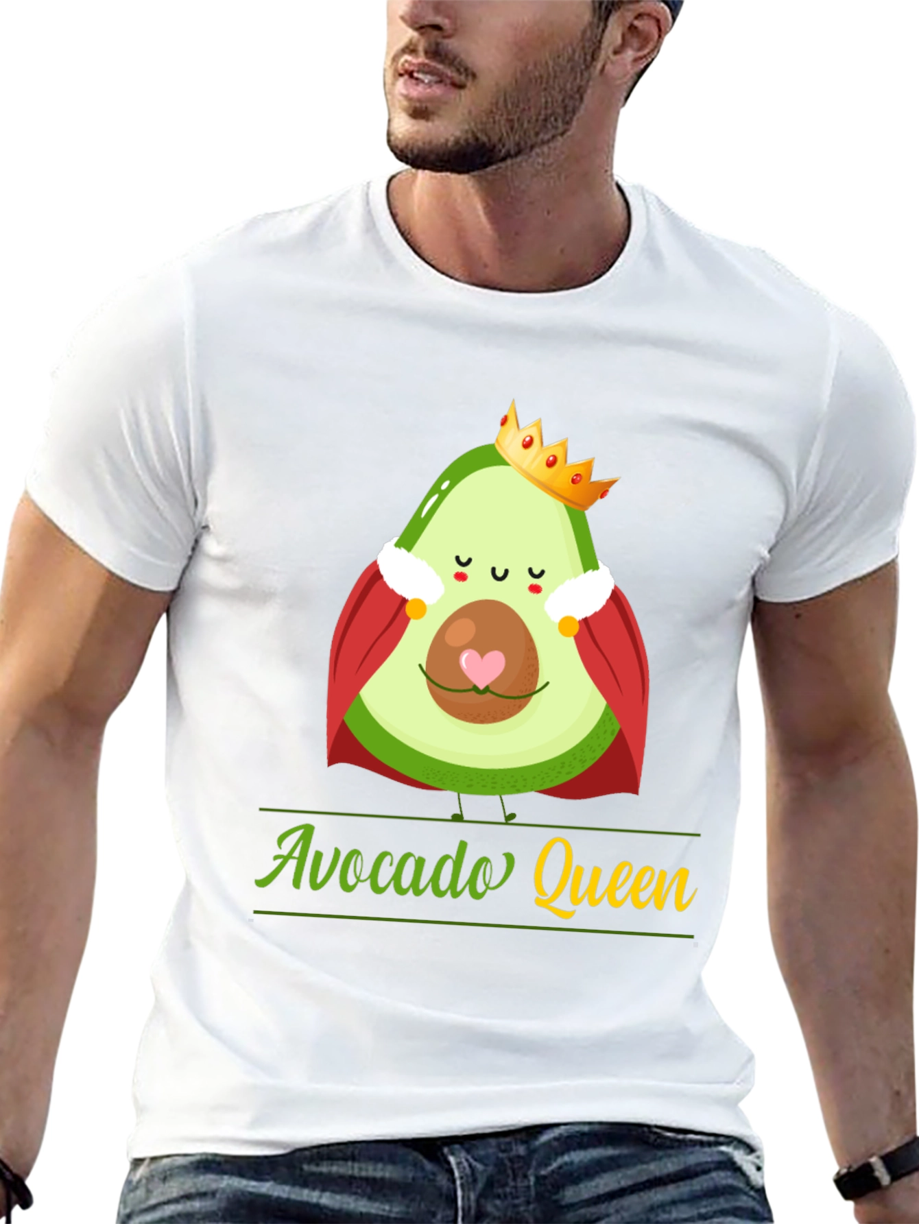Avocado Queen T-Shirt - Funny Fruit Tee