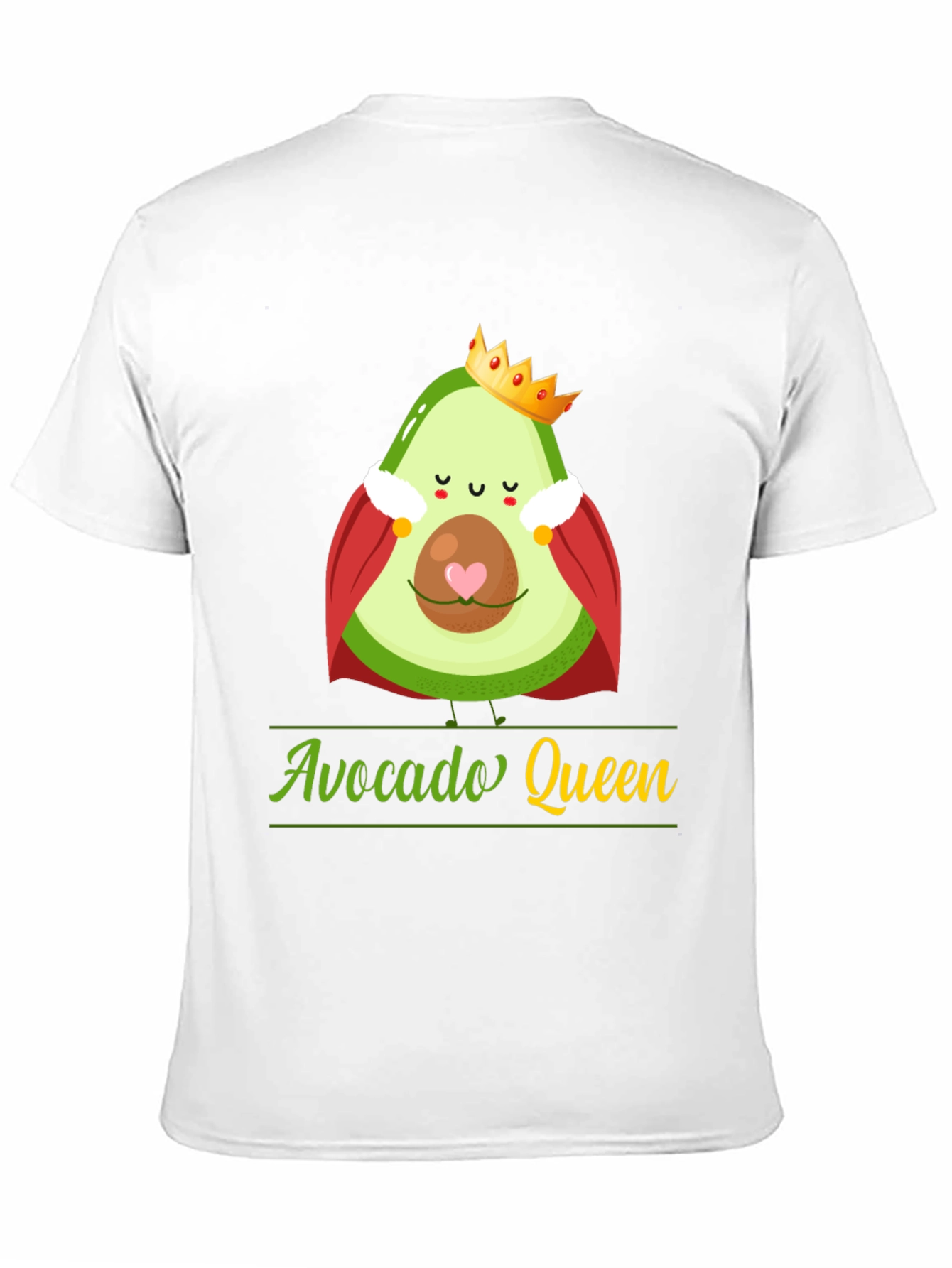 Avocado Queen T-Shirt - Funny Fruit Tee