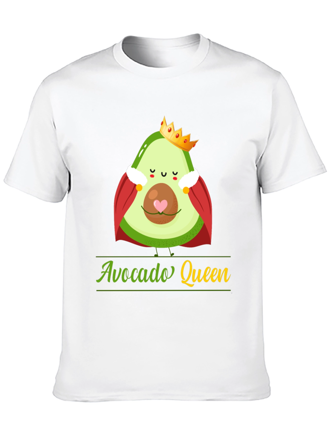 Avocado Queen T-Shirt - Funny Fruit Tee