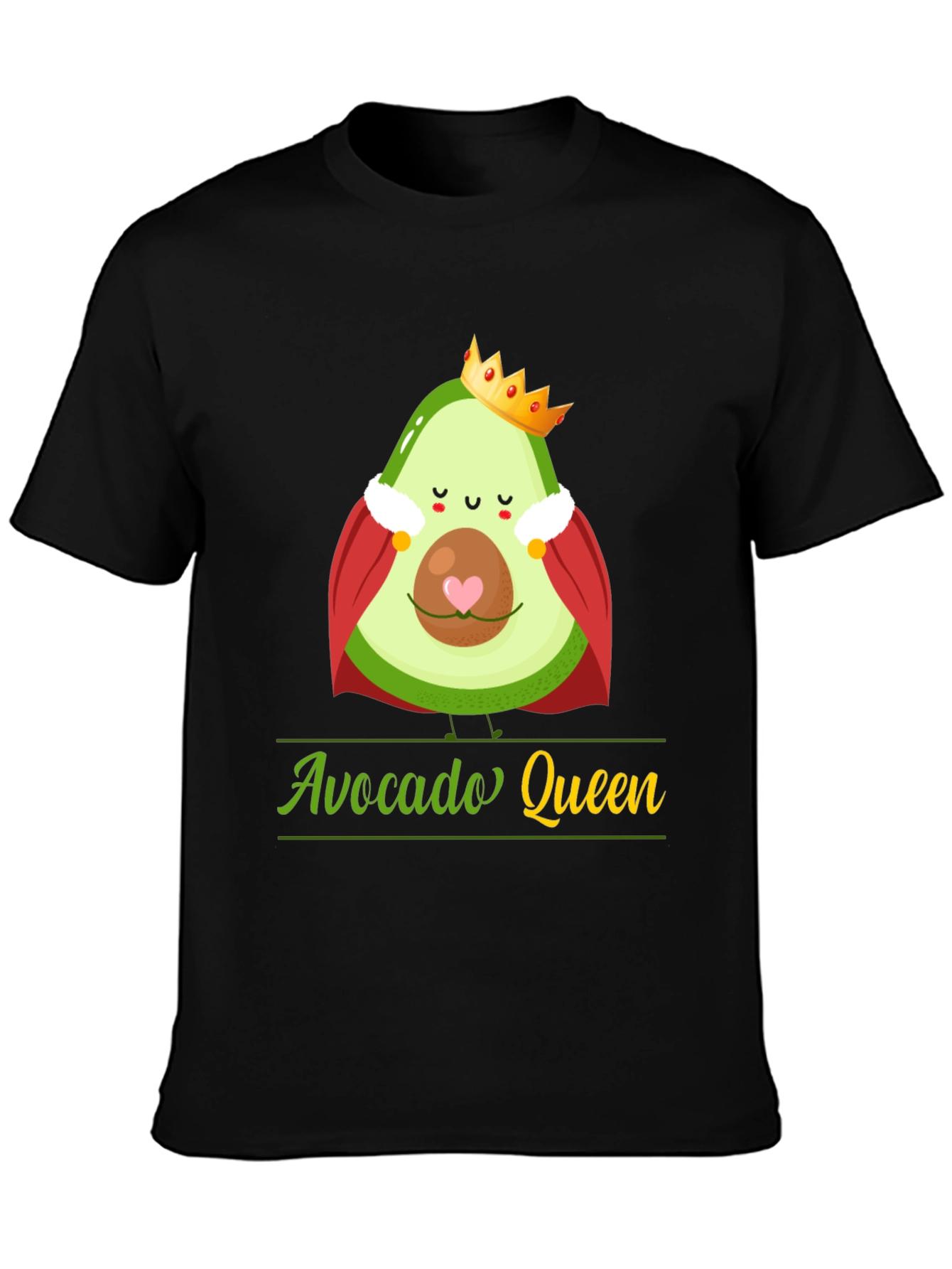 Avocado Queen T-Shirt - Funny Fruit Tee
