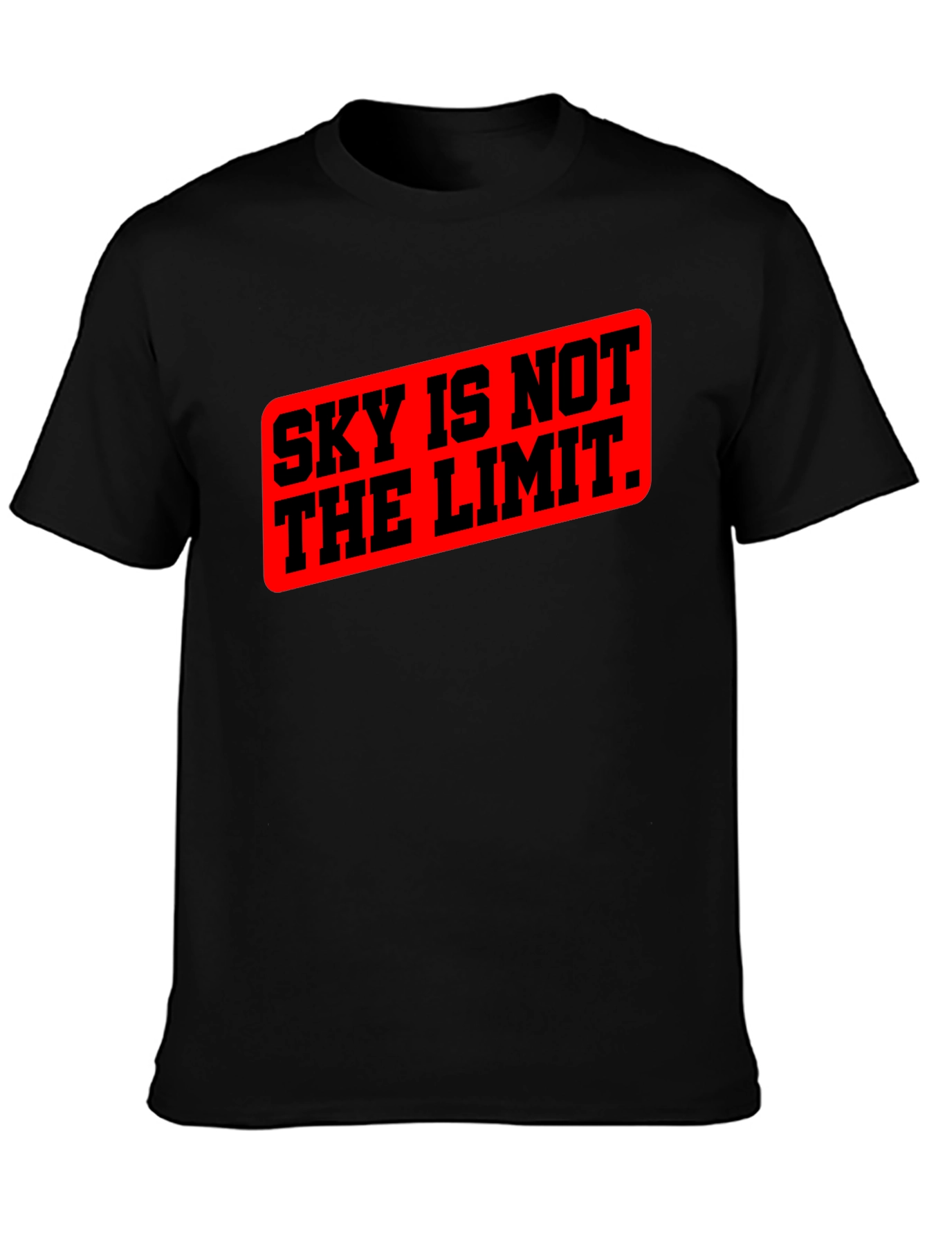 Sky Is Not The Limit Graphic Tee - Black