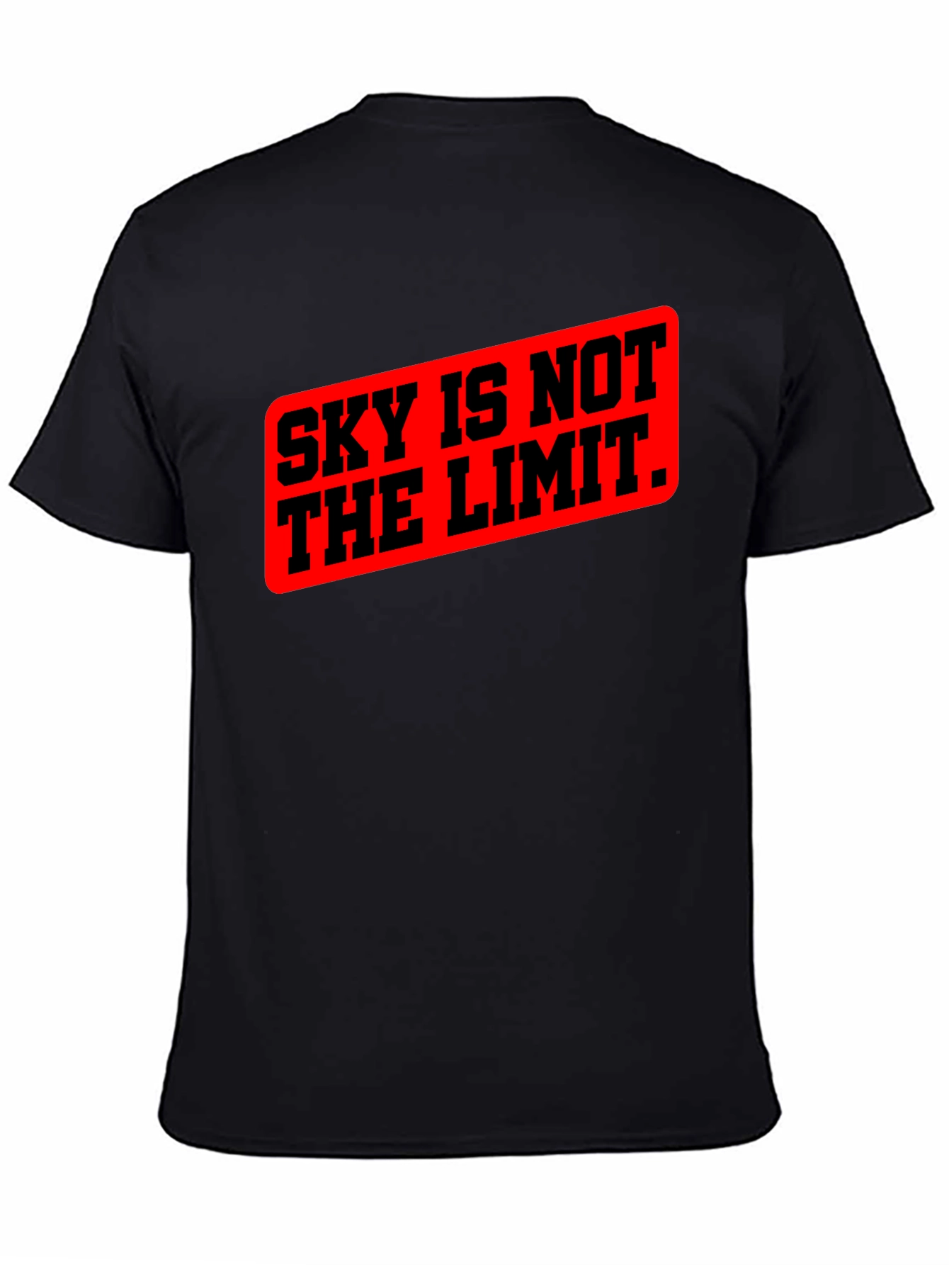 Sky Is Not The Limit Graphic Tee - Black