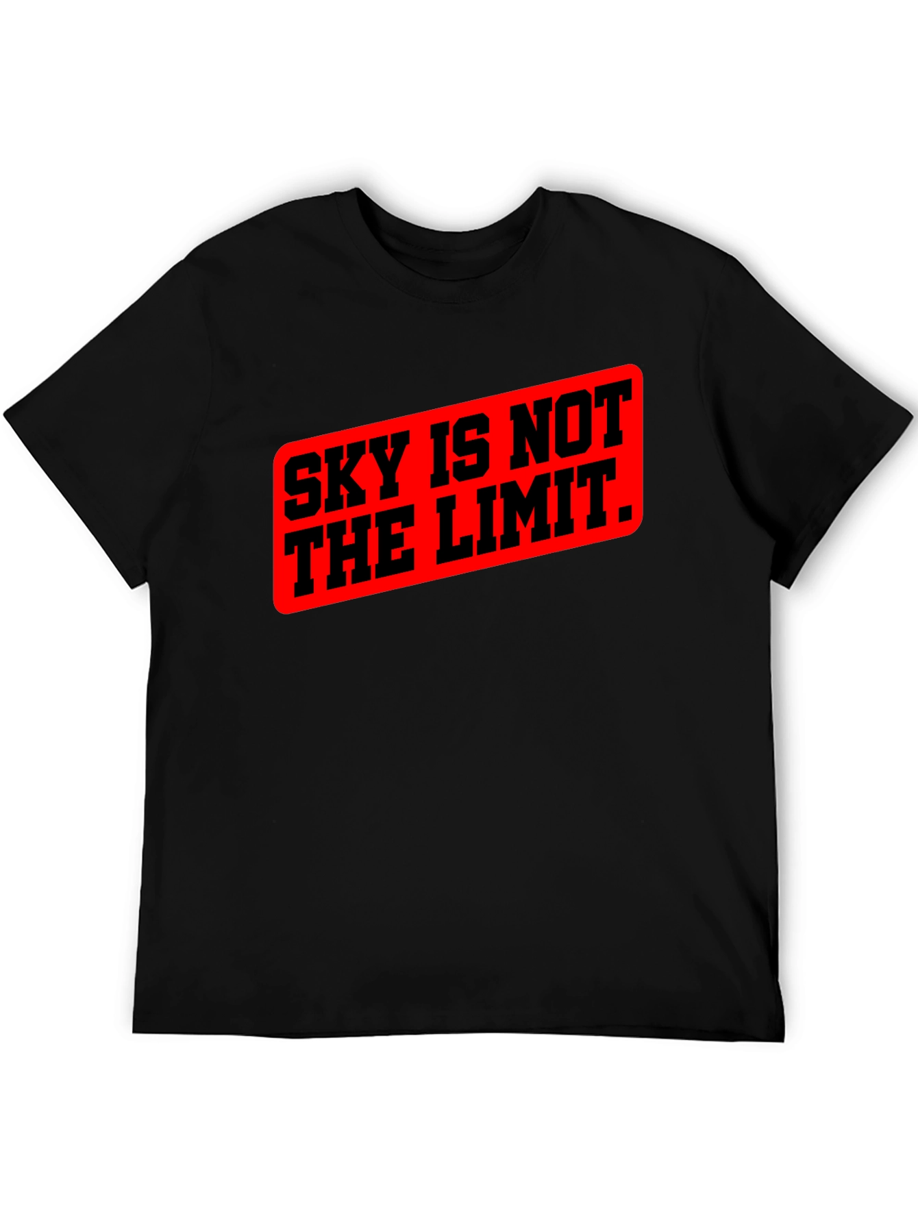 Sky Is Not The Limit Graphic Tee - Black
