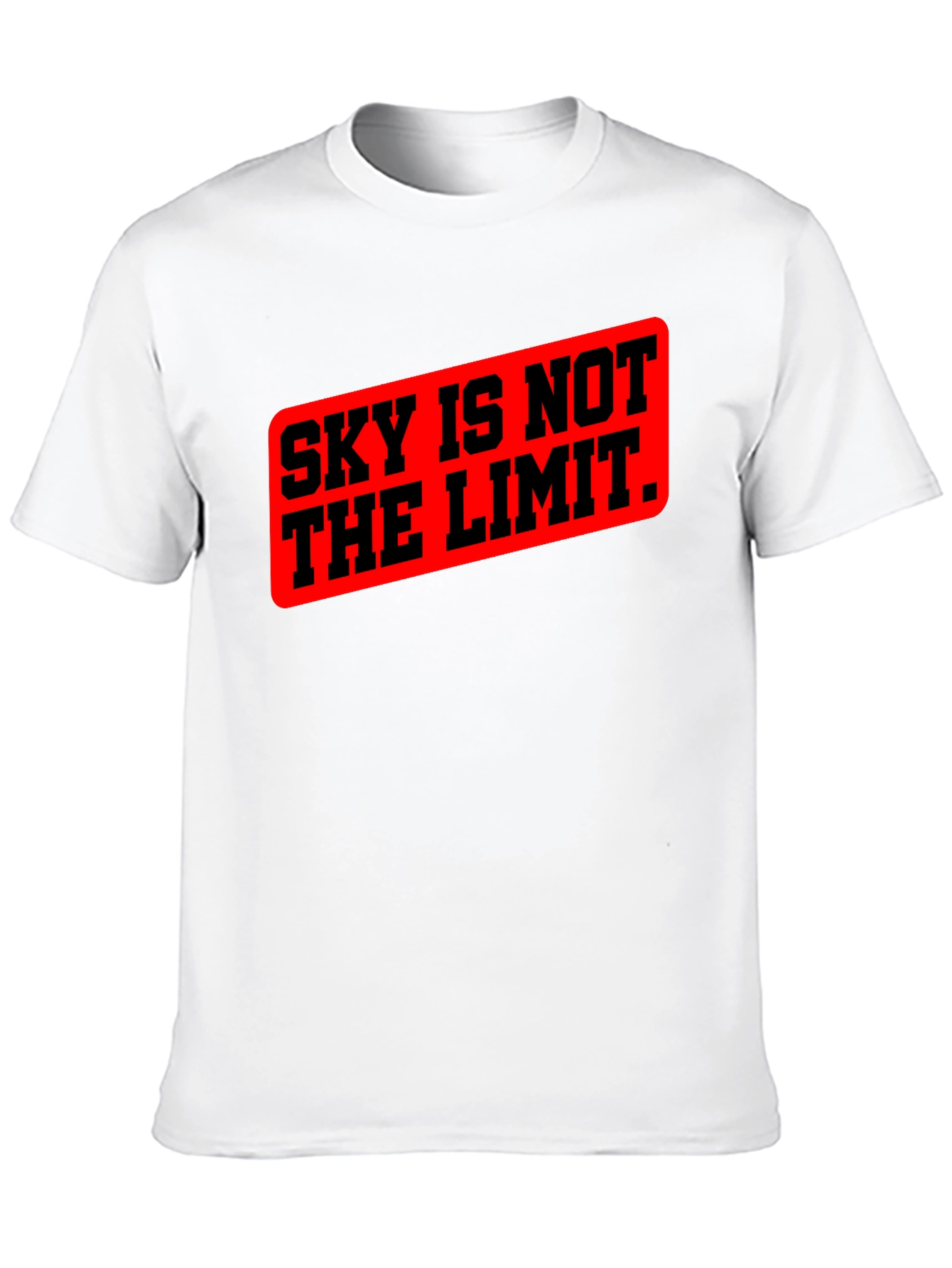 Sky Is Not The Limit Graphic Tee - Black