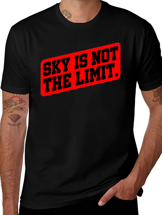 Sky Is Not The Limit Graphic Tee - Black