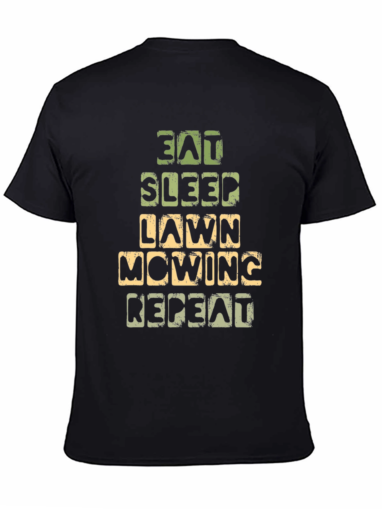 Eat Sleep Lawn Mowing Repeat Graphic Tee