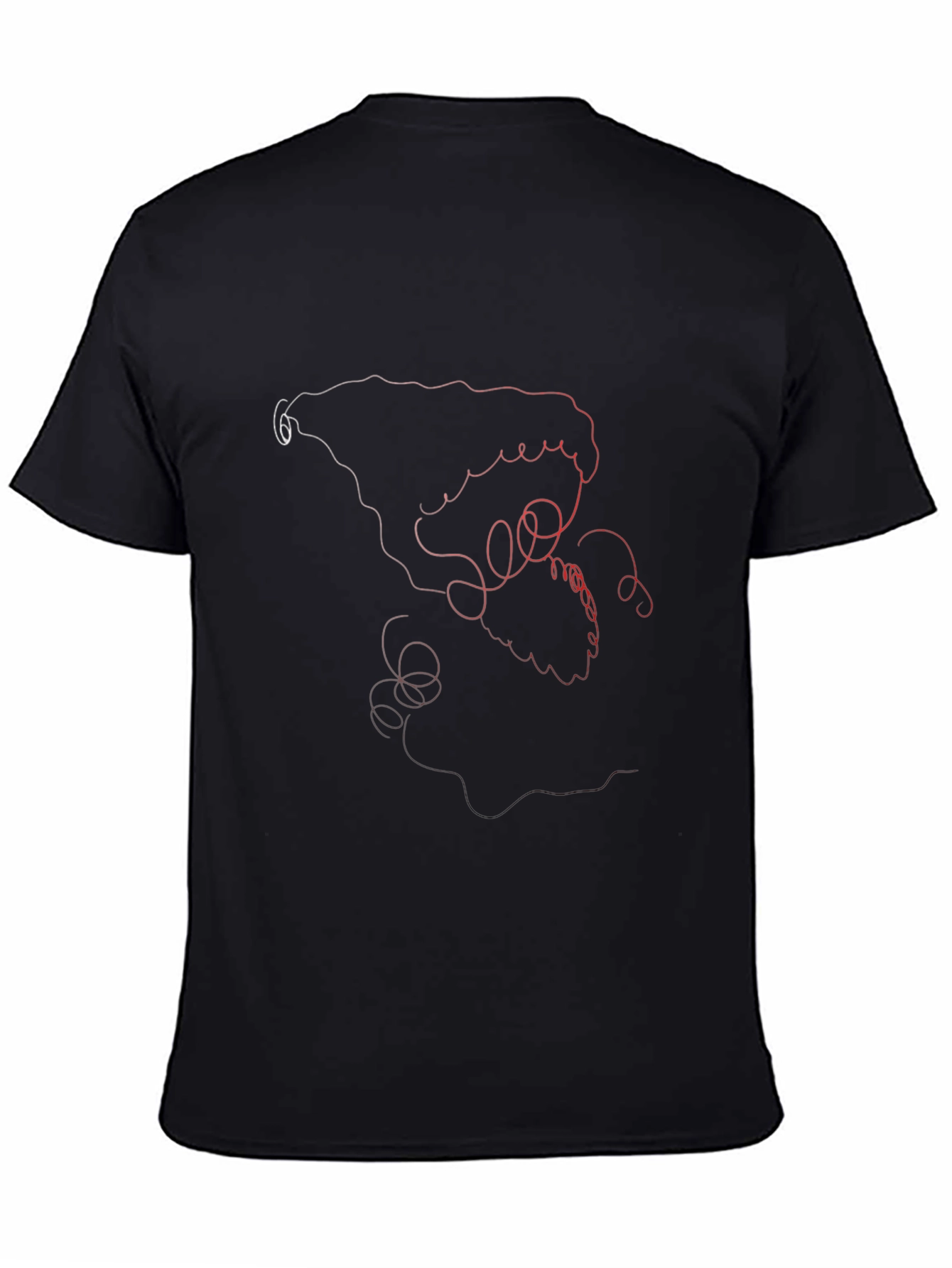 Abstract Line Art Graphic Tee - Stylish Casual Wear