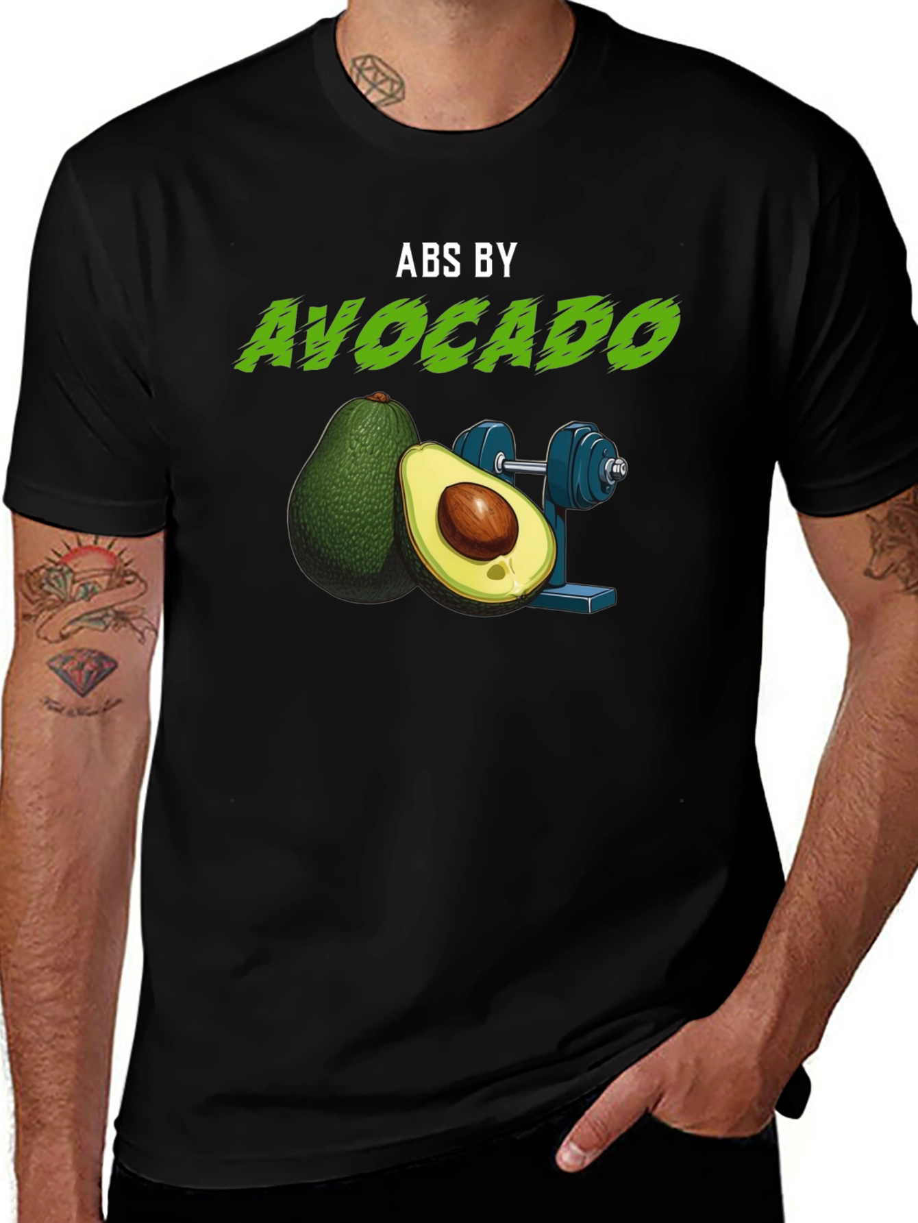 Abs by Avocado Black T-Shirt