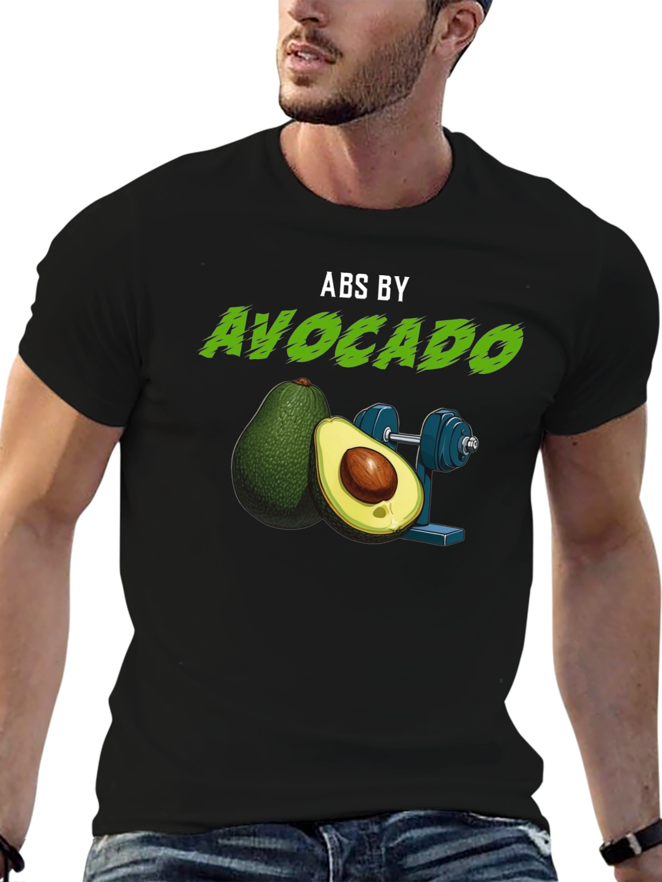 Abs by Avocado Black T-Shirt