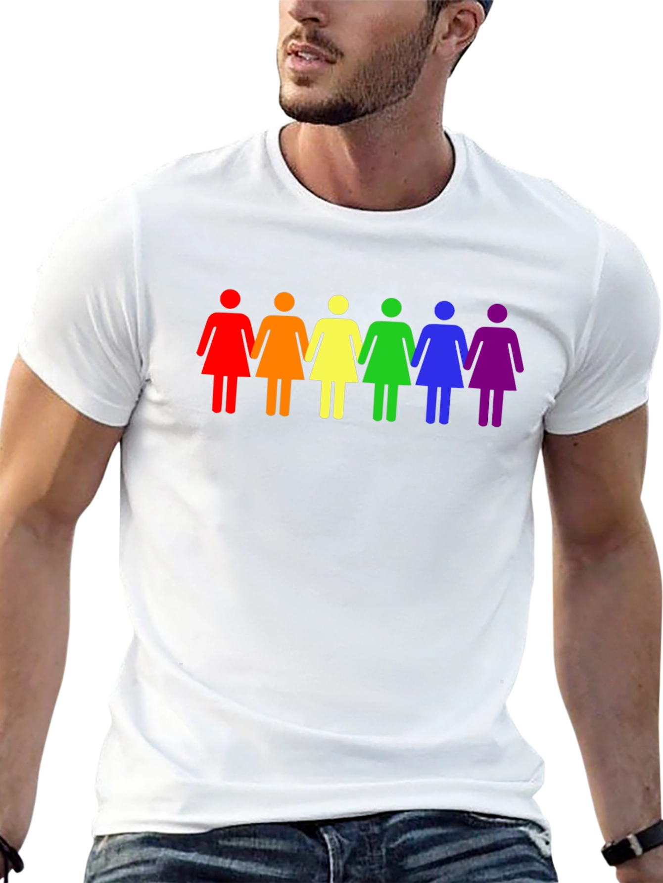 Rainbow Women Pride Graphic Tee