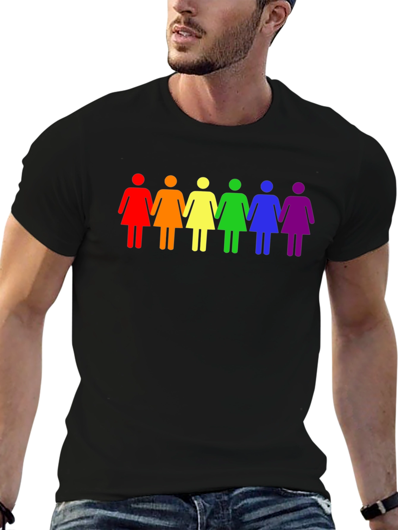 Rainbow Women Pride Graphic Tee