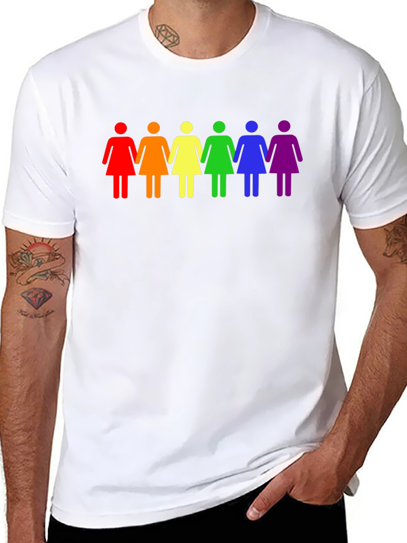 Rainbow Women Pride Graphic Tee