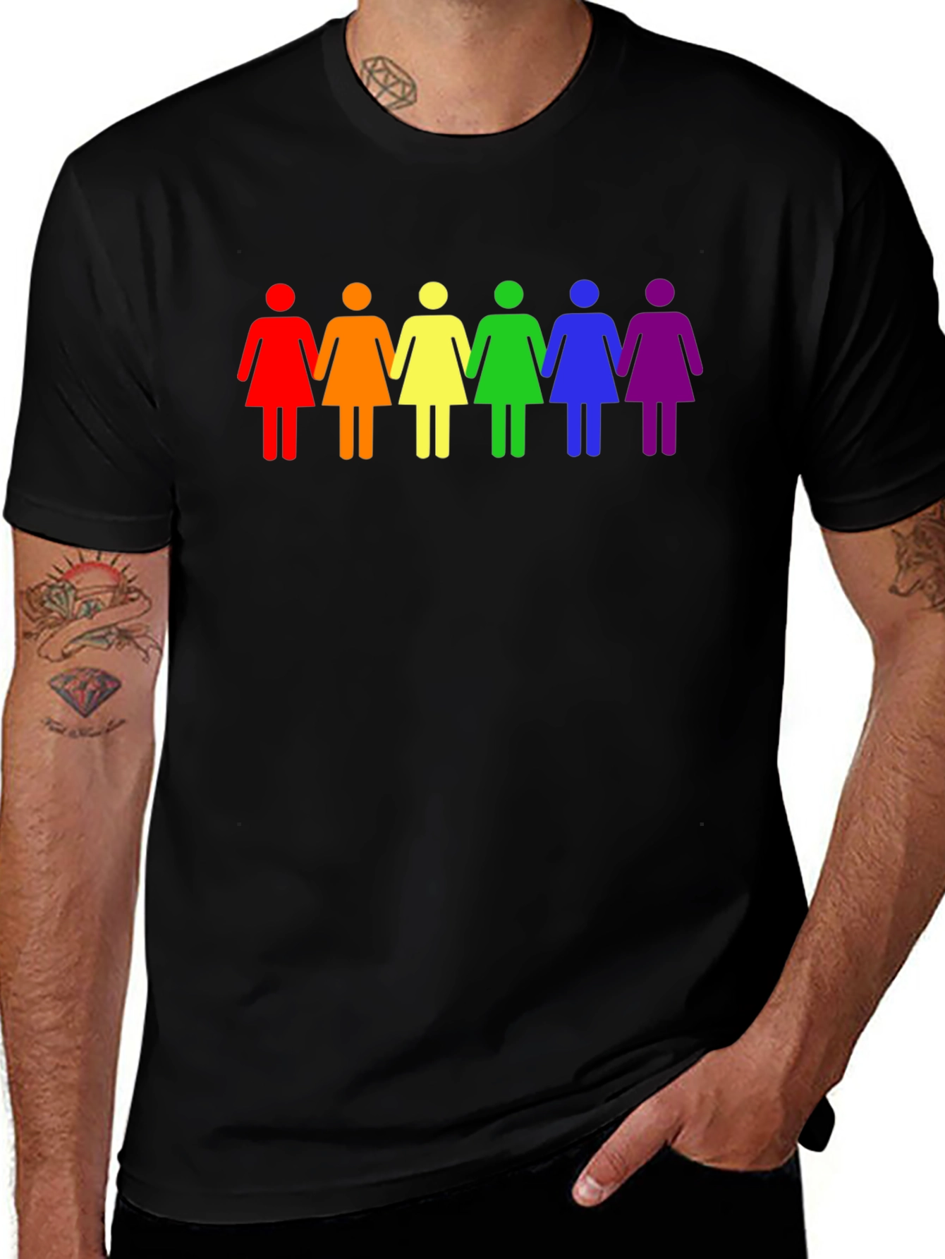 Rainbow Women Pride Graphic Tee
