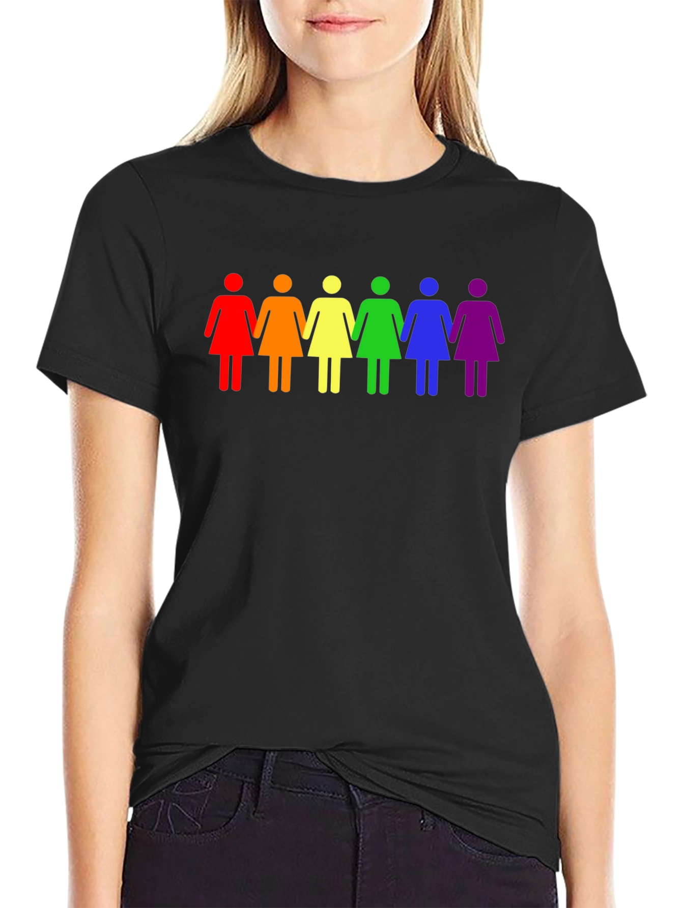 Rainbow Women Pride Graphic Tee