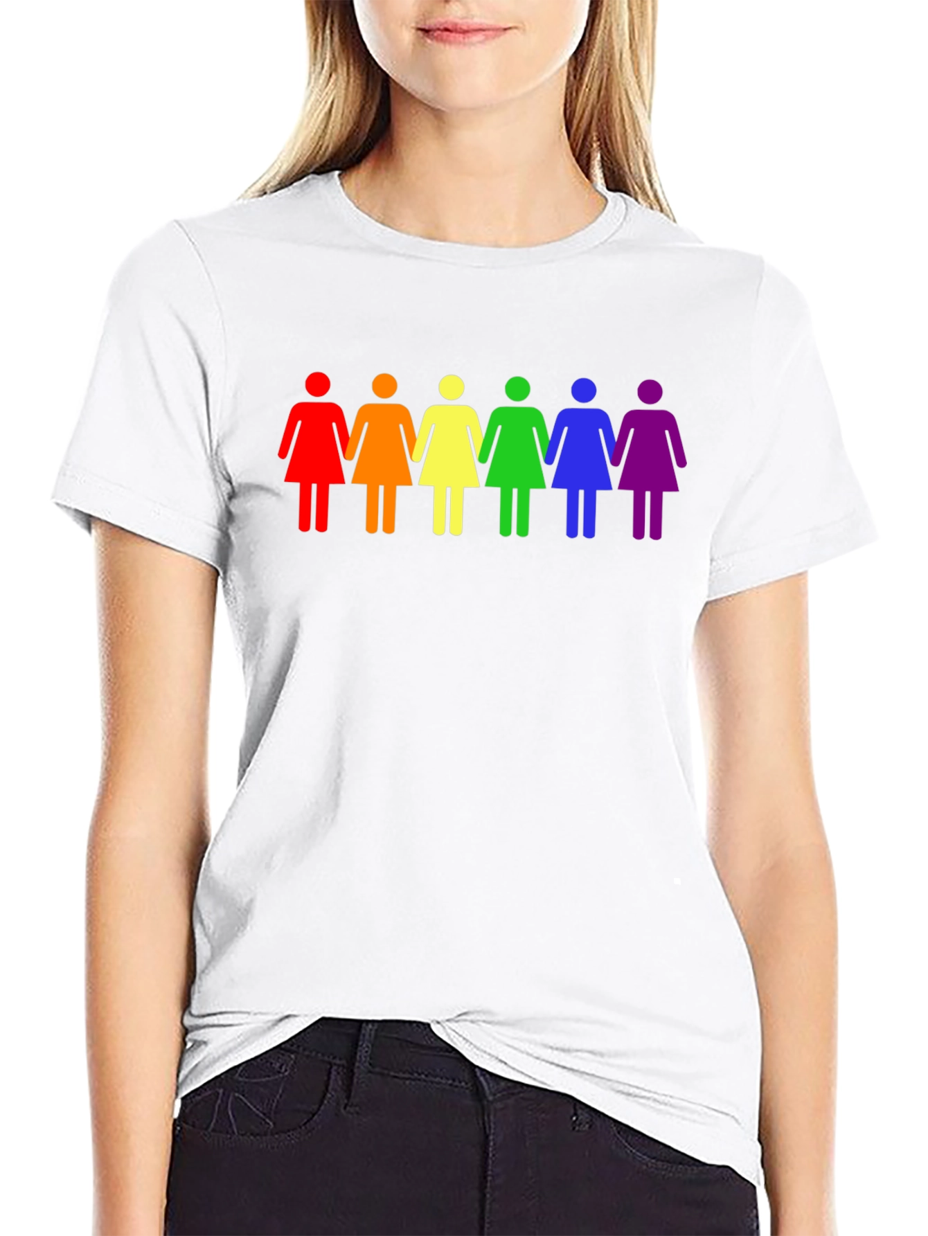 Rainbow Women Pride Graphic Tee