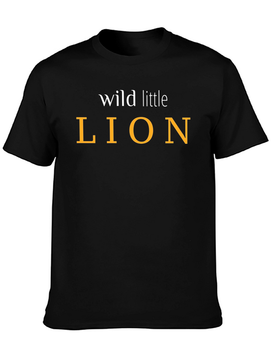 Wild Little Lion Graphic Tee - Unisex Soft Cotton T-Shirt
