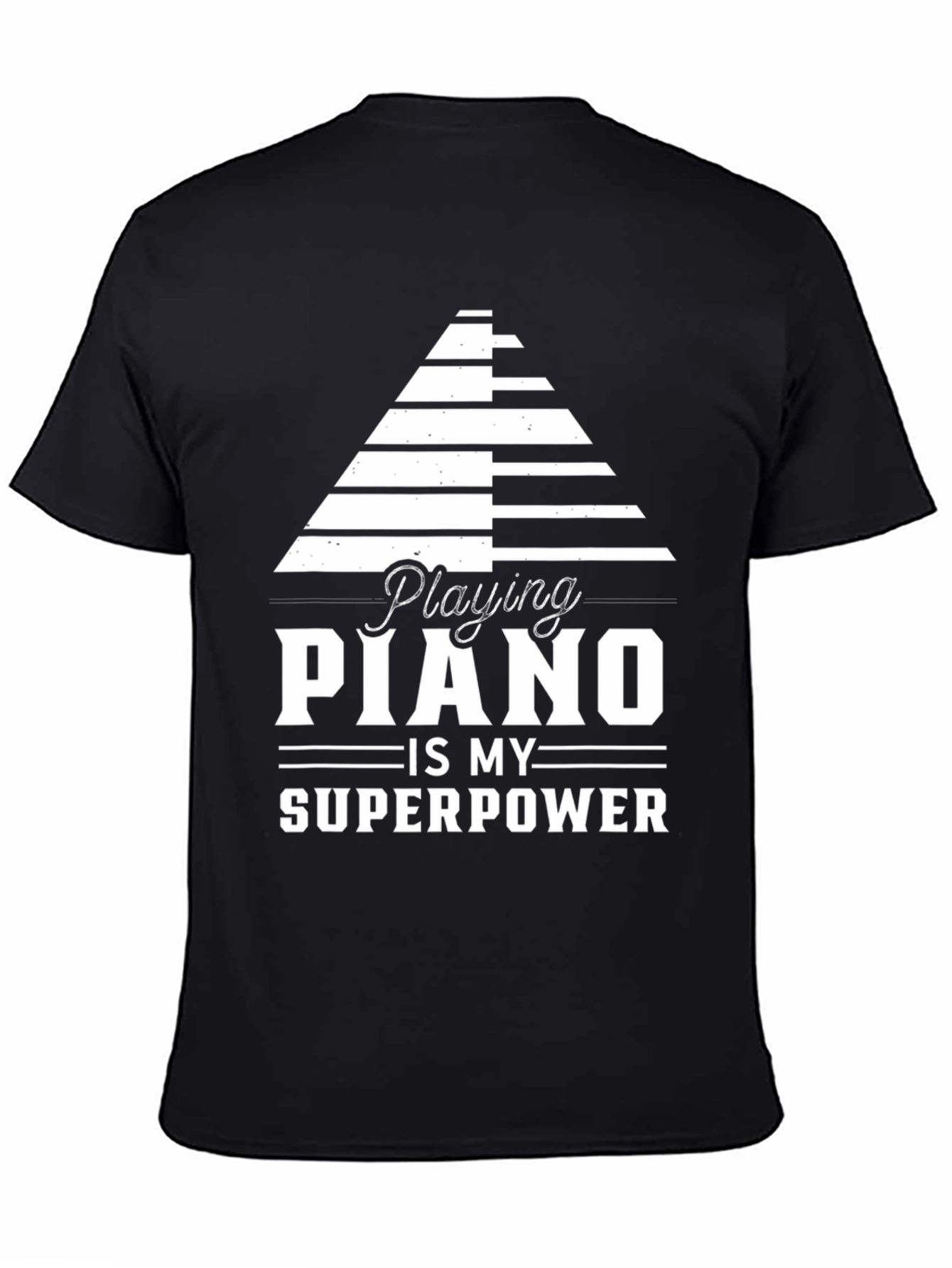 Piano Superpower Graphic Tee - Musician Gift