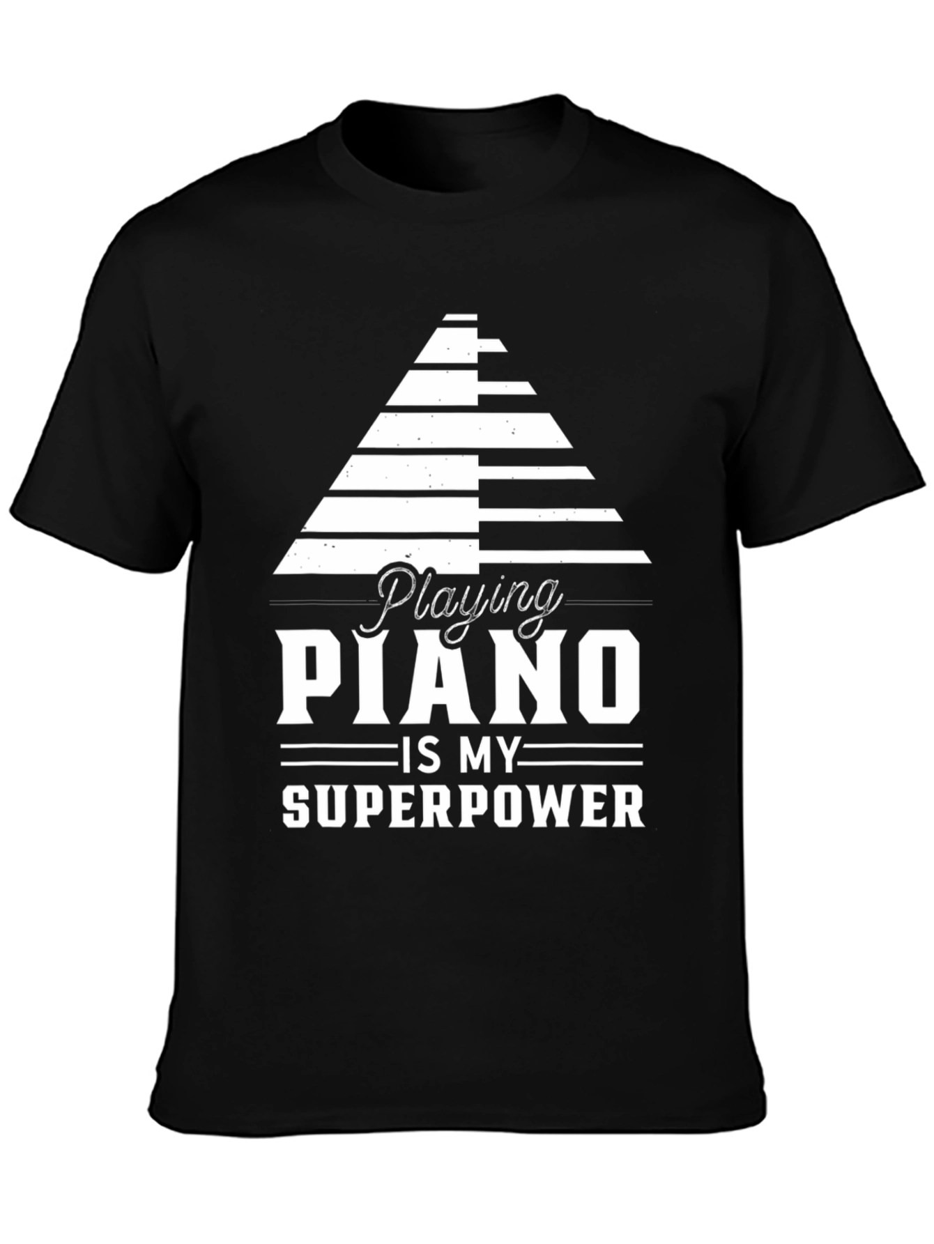 Piano Superpower Graphic Tee - Musician Gift