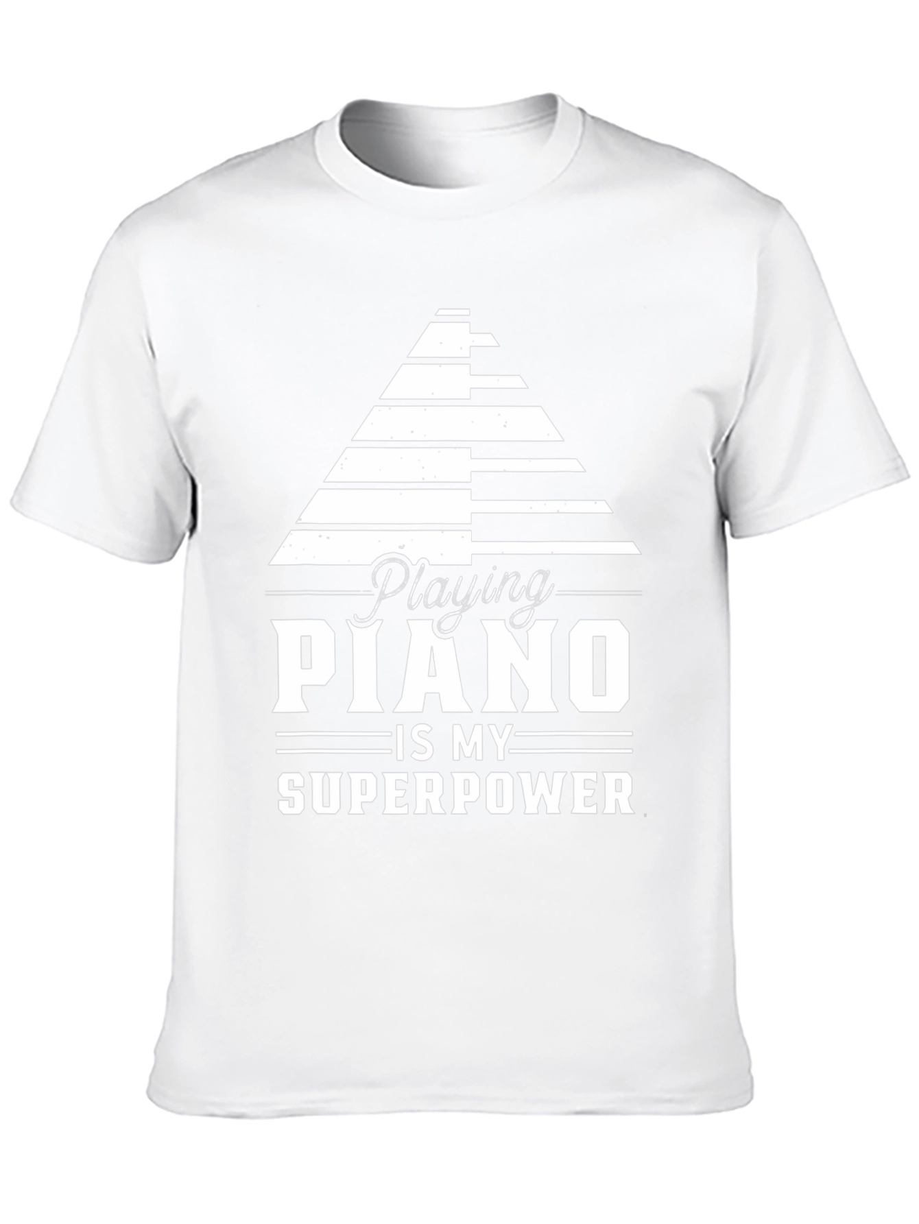Piano Superpower Graphic Tee - Musician Gift