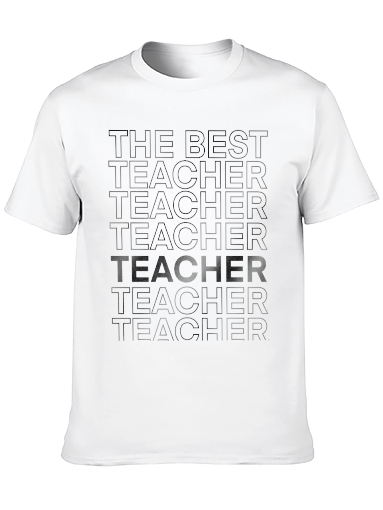 Best Teacher Graphic Tee - Black T-Shirt