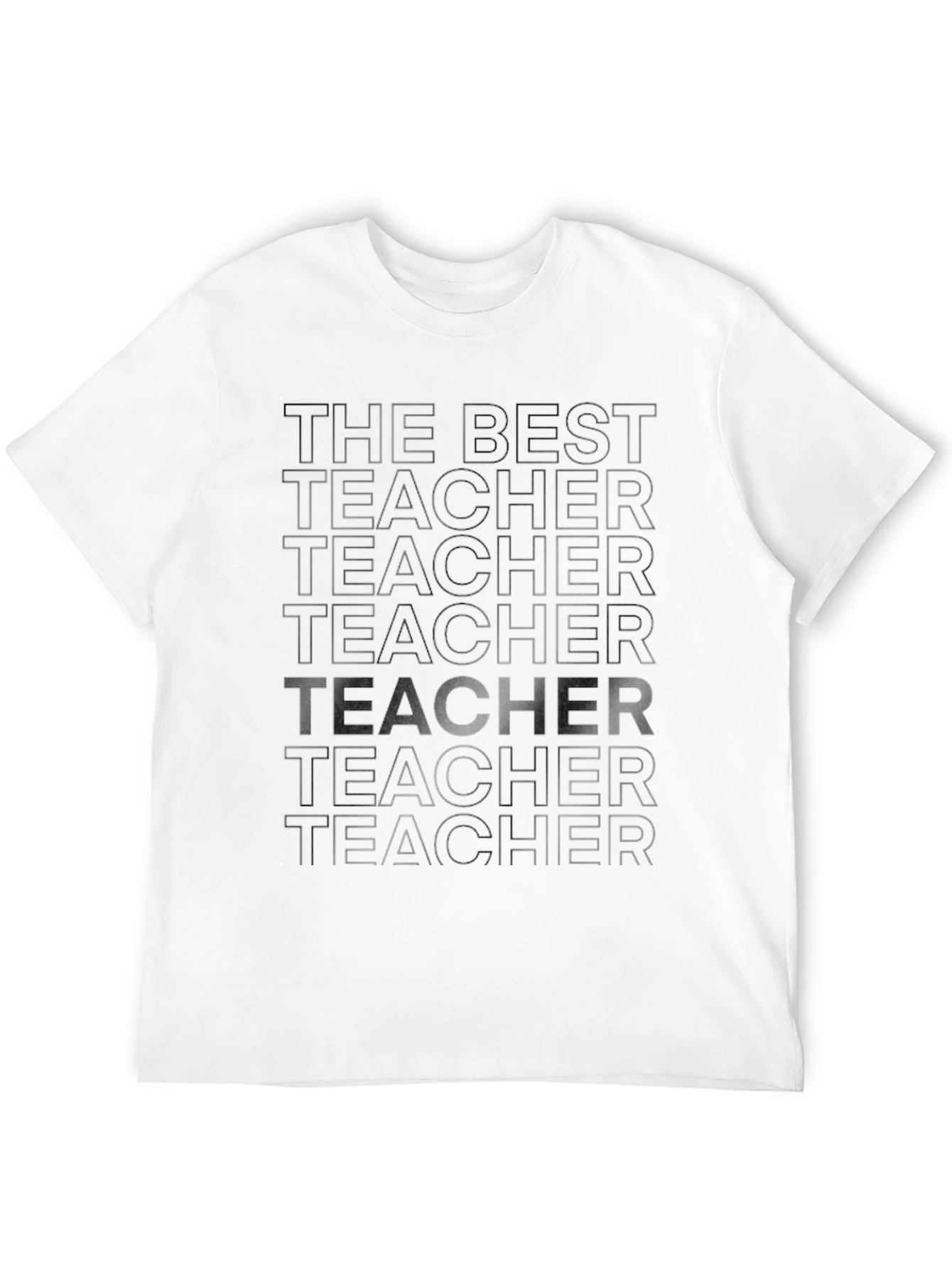 Best Teacher Graphic Tee - Black T-Shirt