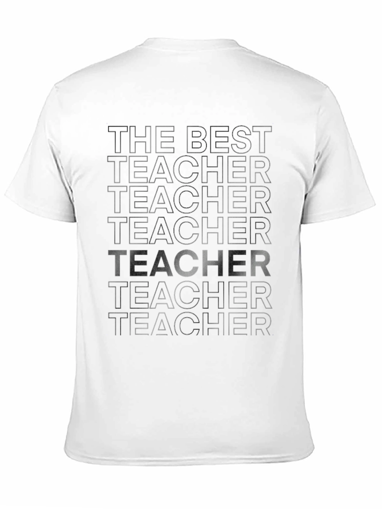 Best Teacher Graphic Tee - Black T-Shirt