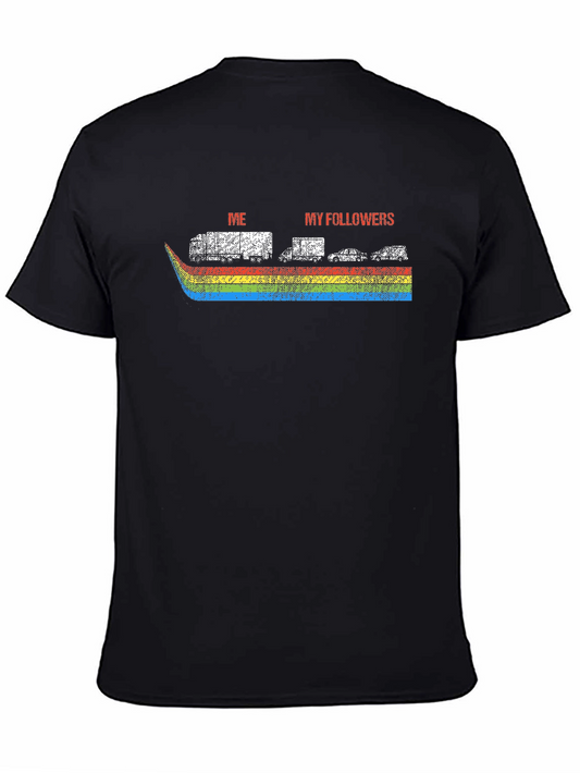 Me vs My Followers Rainbow T-Shirt