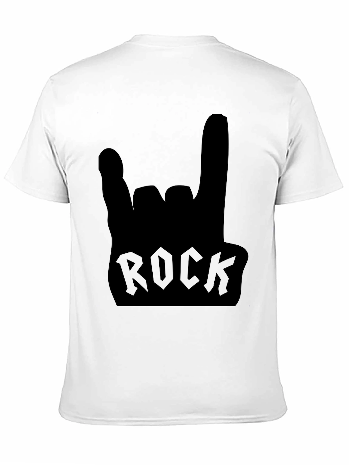 Rock On! Classic Black Graphic Tee