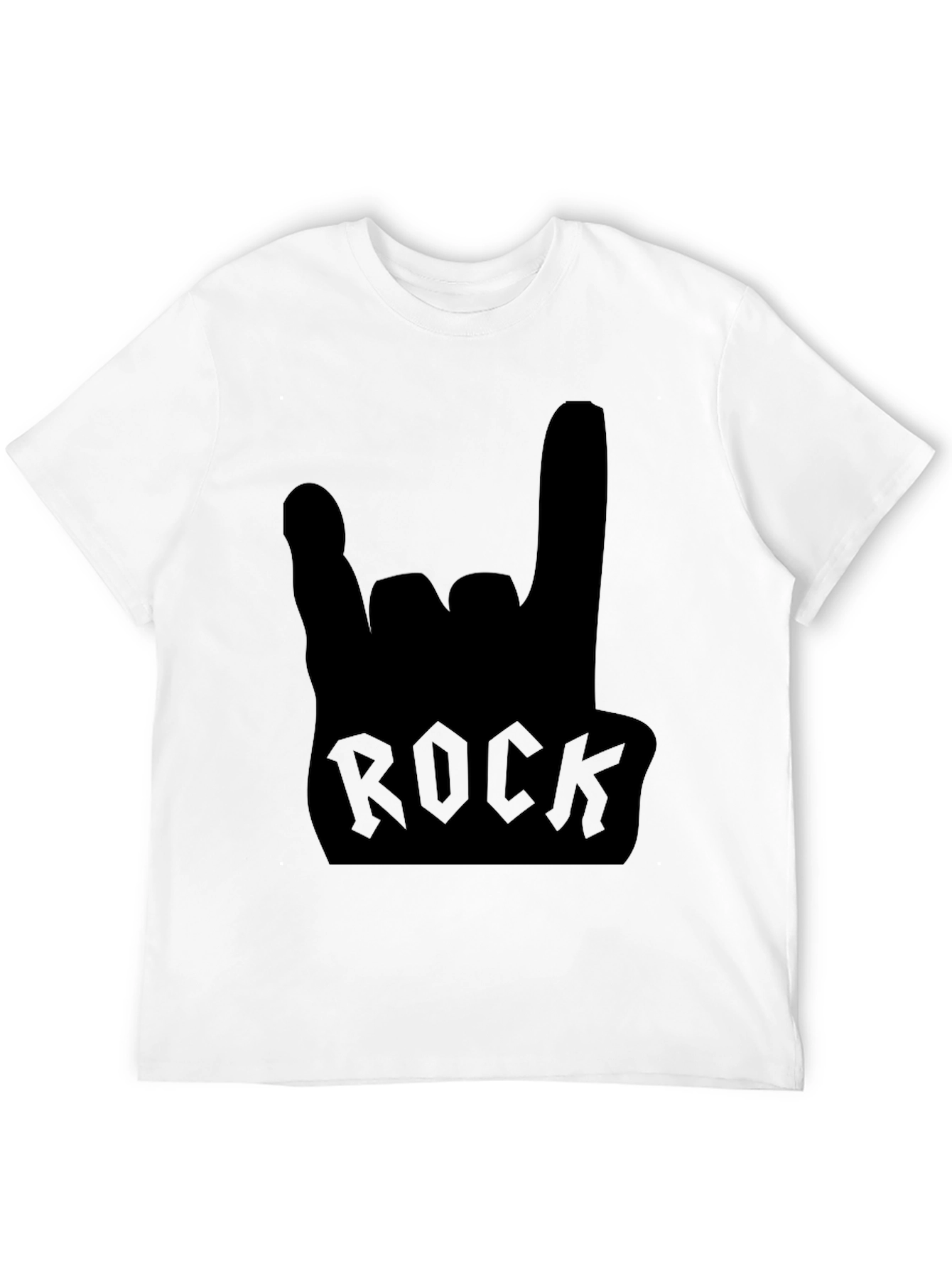 Rock On! Classic Black Graphic Tee