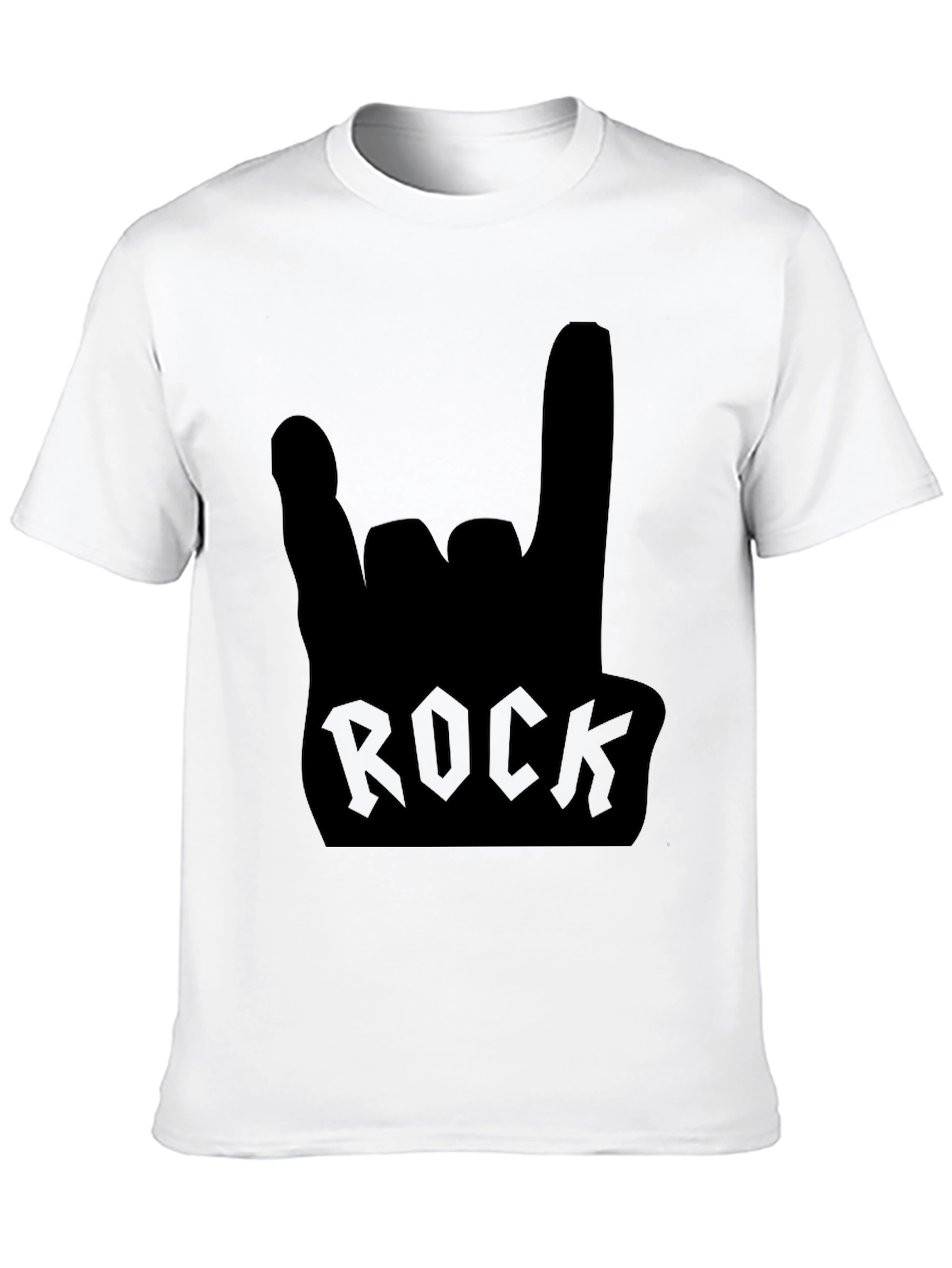 Rock On! Classic Black Graphic Tee
