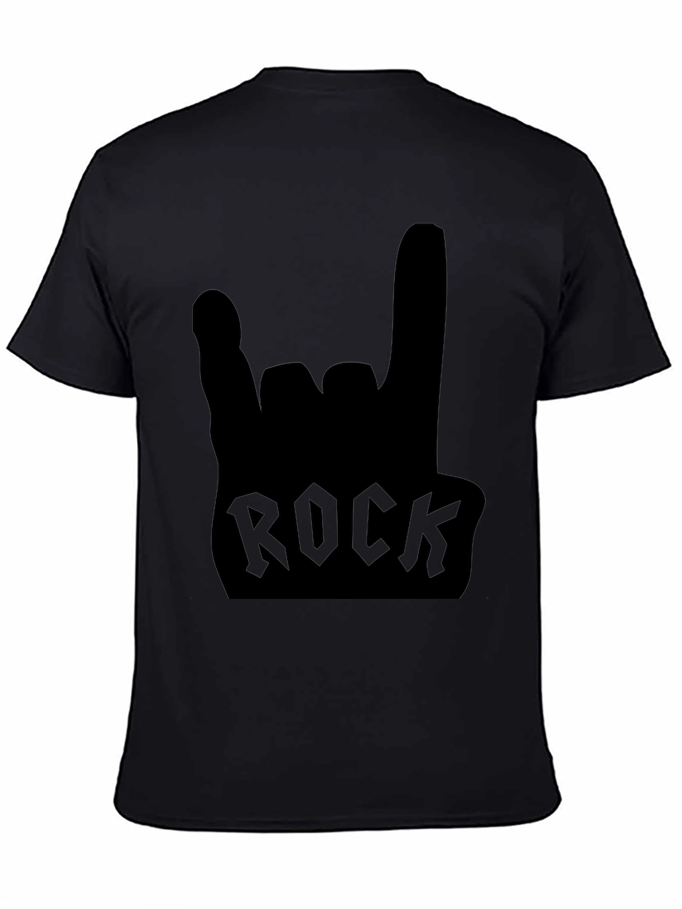 Rock On! Classic Black Graphic Tee