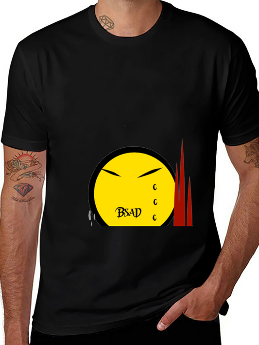BSAD Smiley Face Black T-Shirt