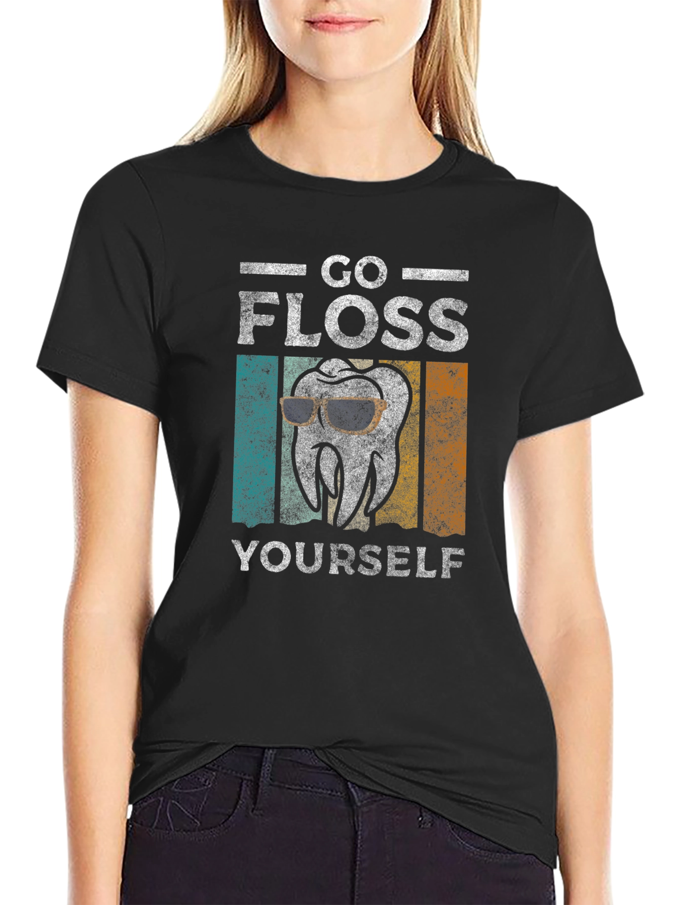 Go Floss Yourself T-Shirt - Dental Humor