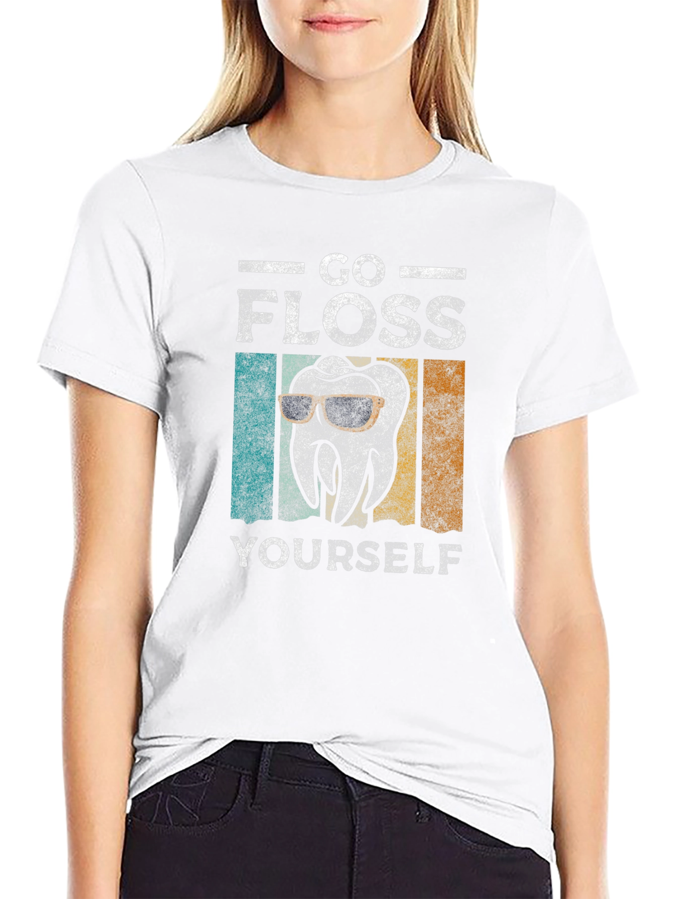Go Floss Yourself T-Shirt - Dental Humor