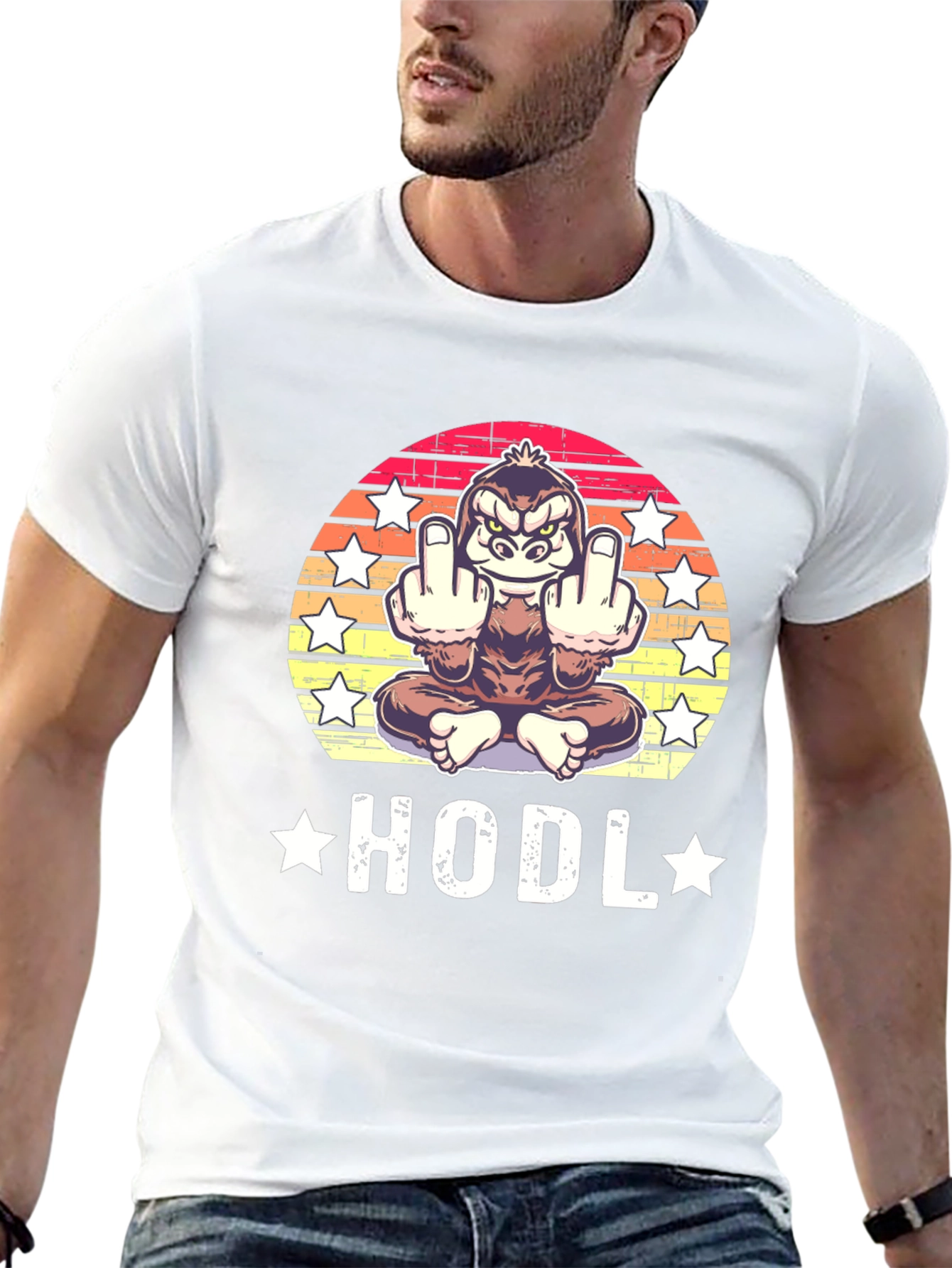 HODL Gorilla Tee - Crypto Ape T-Shirt