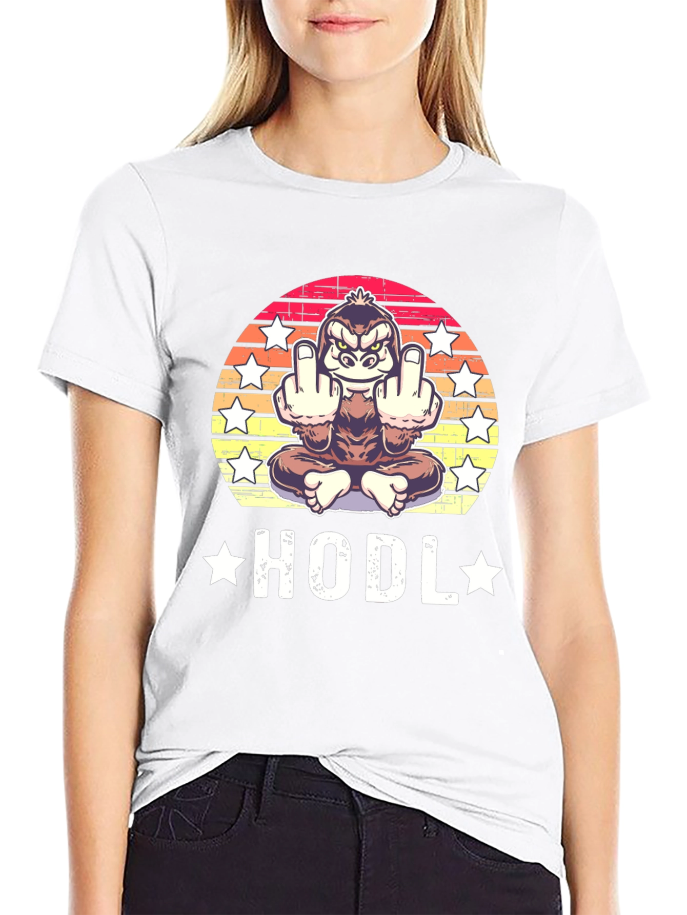 HODL Gorilla Tee - Crypto Ape T-Shirt