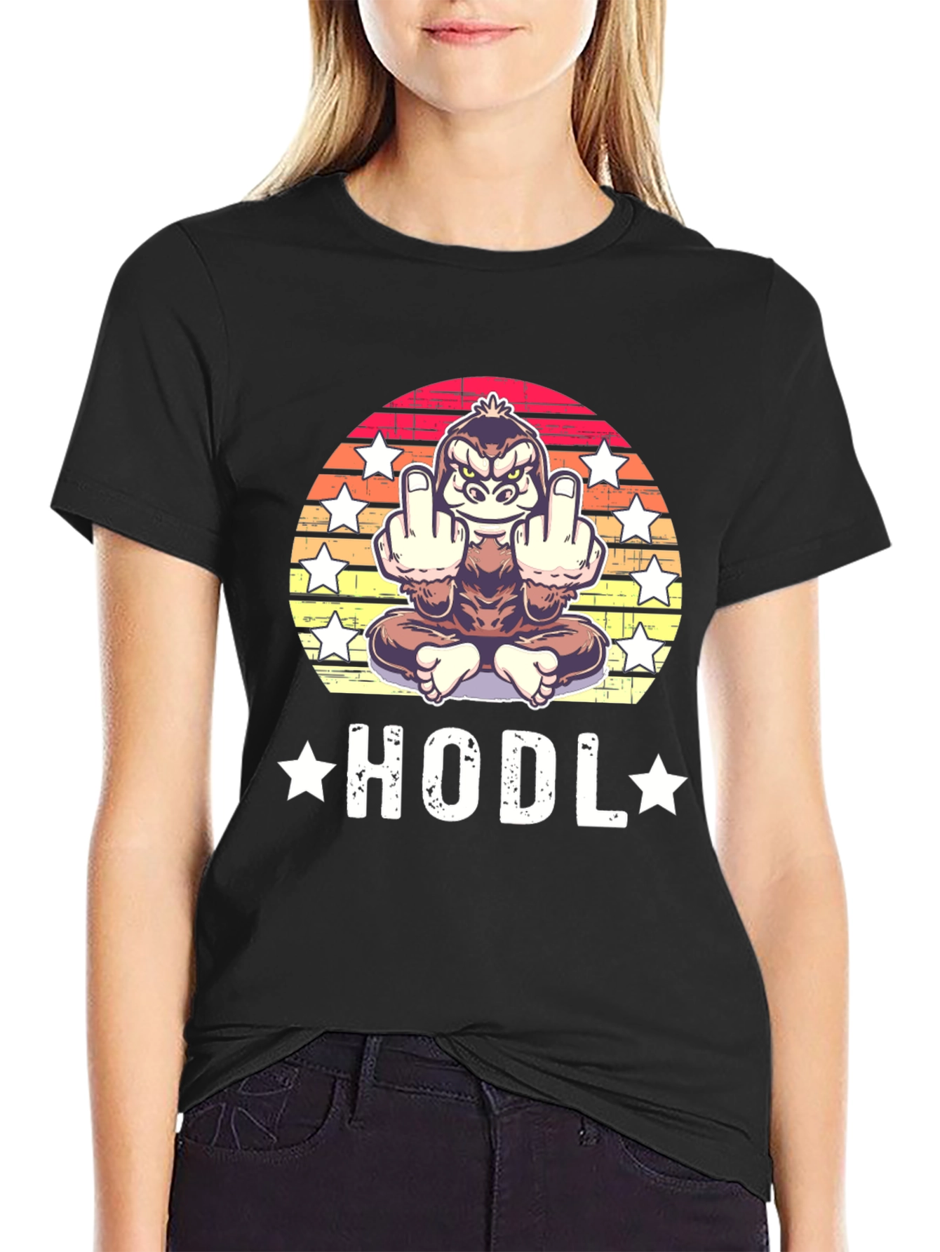 HODL Gorilla Tee - Crypto Ape T-Shirt