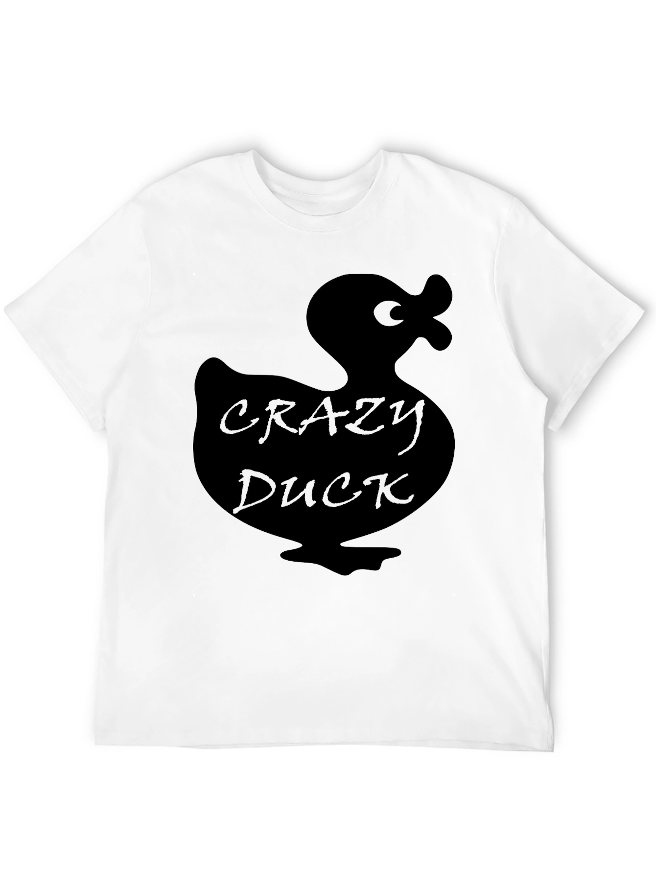 Crazy Duck Black T-Shirt: Quirky & Fun Style