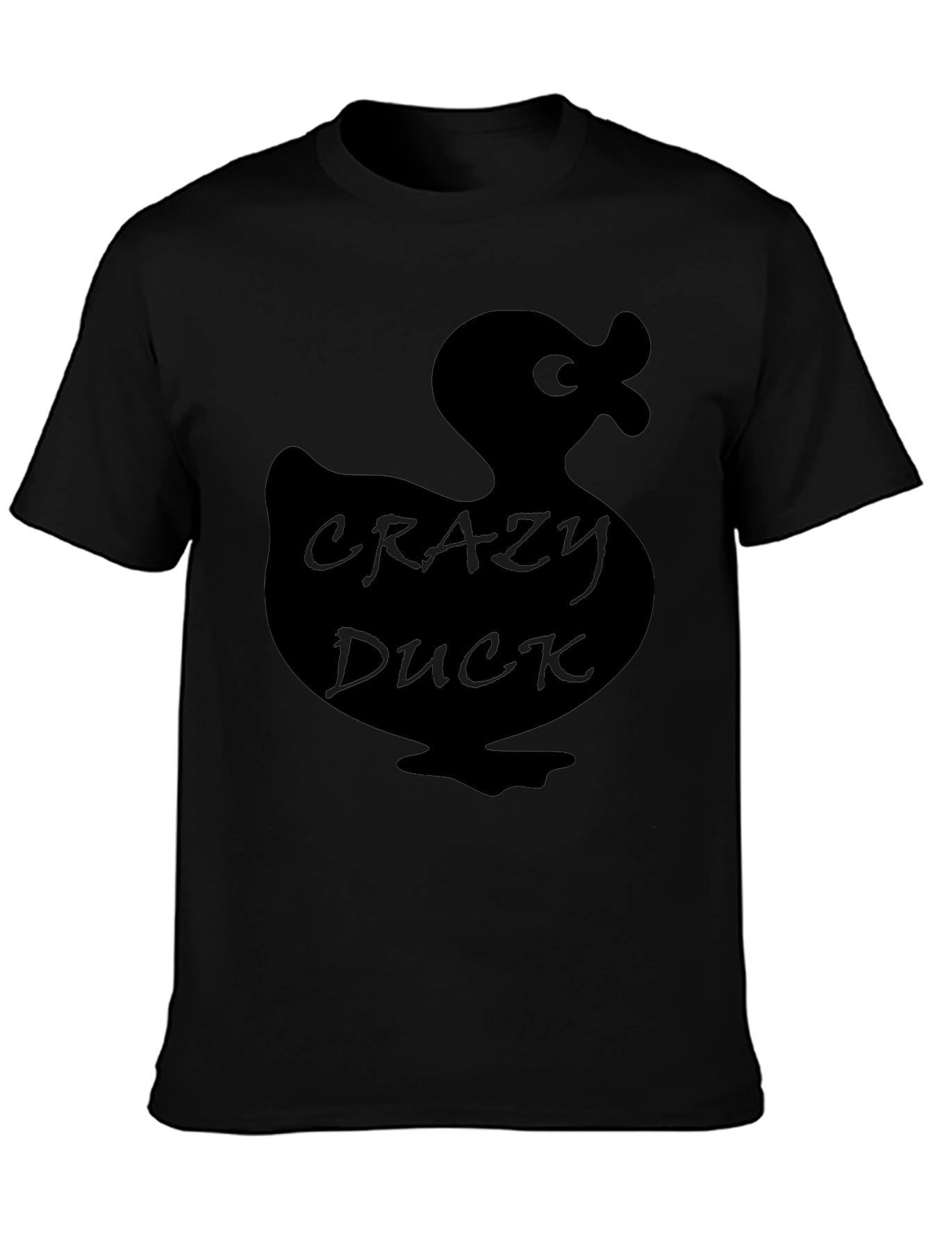 Crazy Duck Black T-Shirt: Quirky & Fun Style