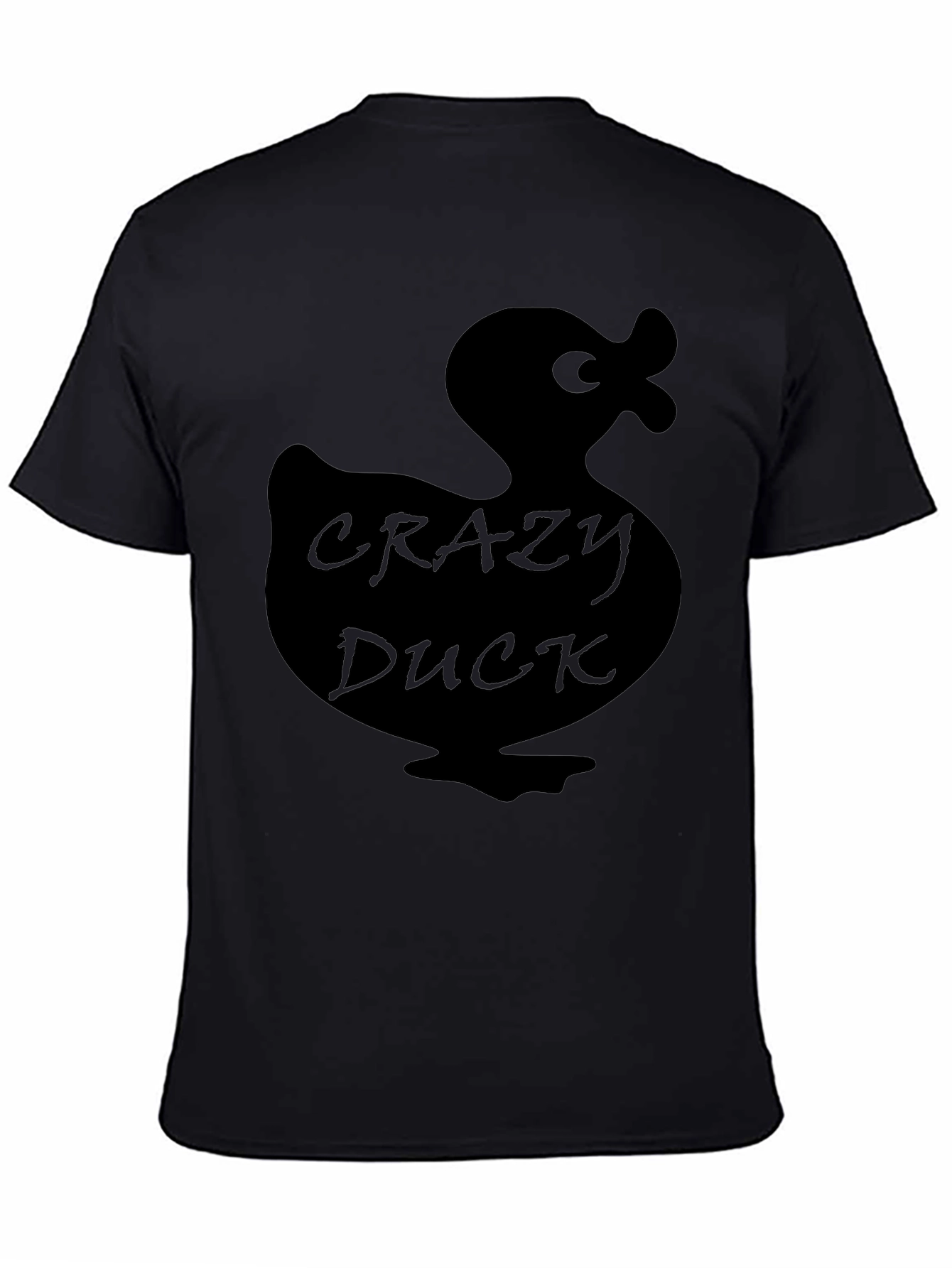 Crazy Duck Black T-Shirt: Quirky & Fun Style