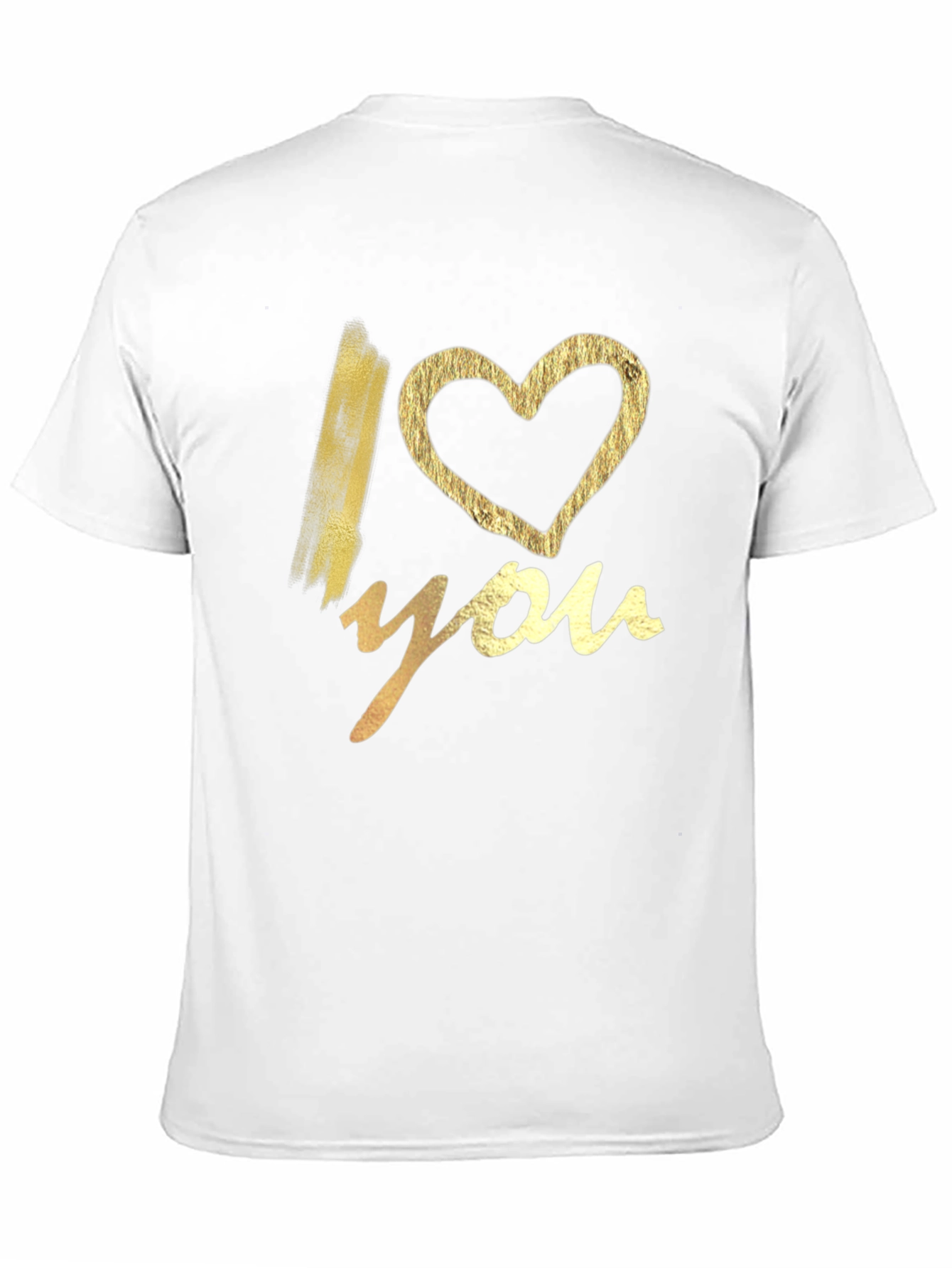 I Heart You Graphic Tee - Black Casual T-Shirt