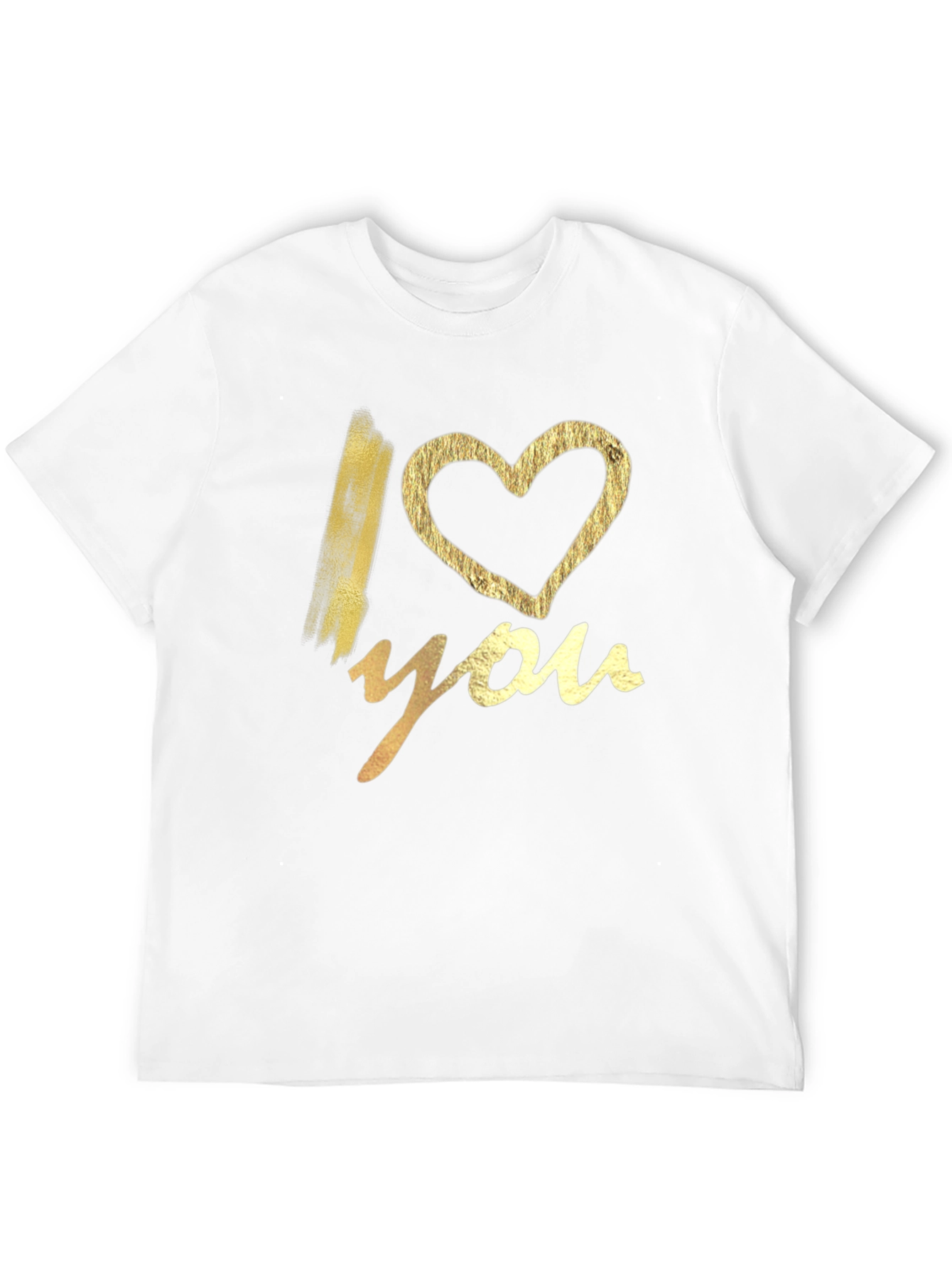 I Heart You Graphic Tee - Black Casual T-Shirt