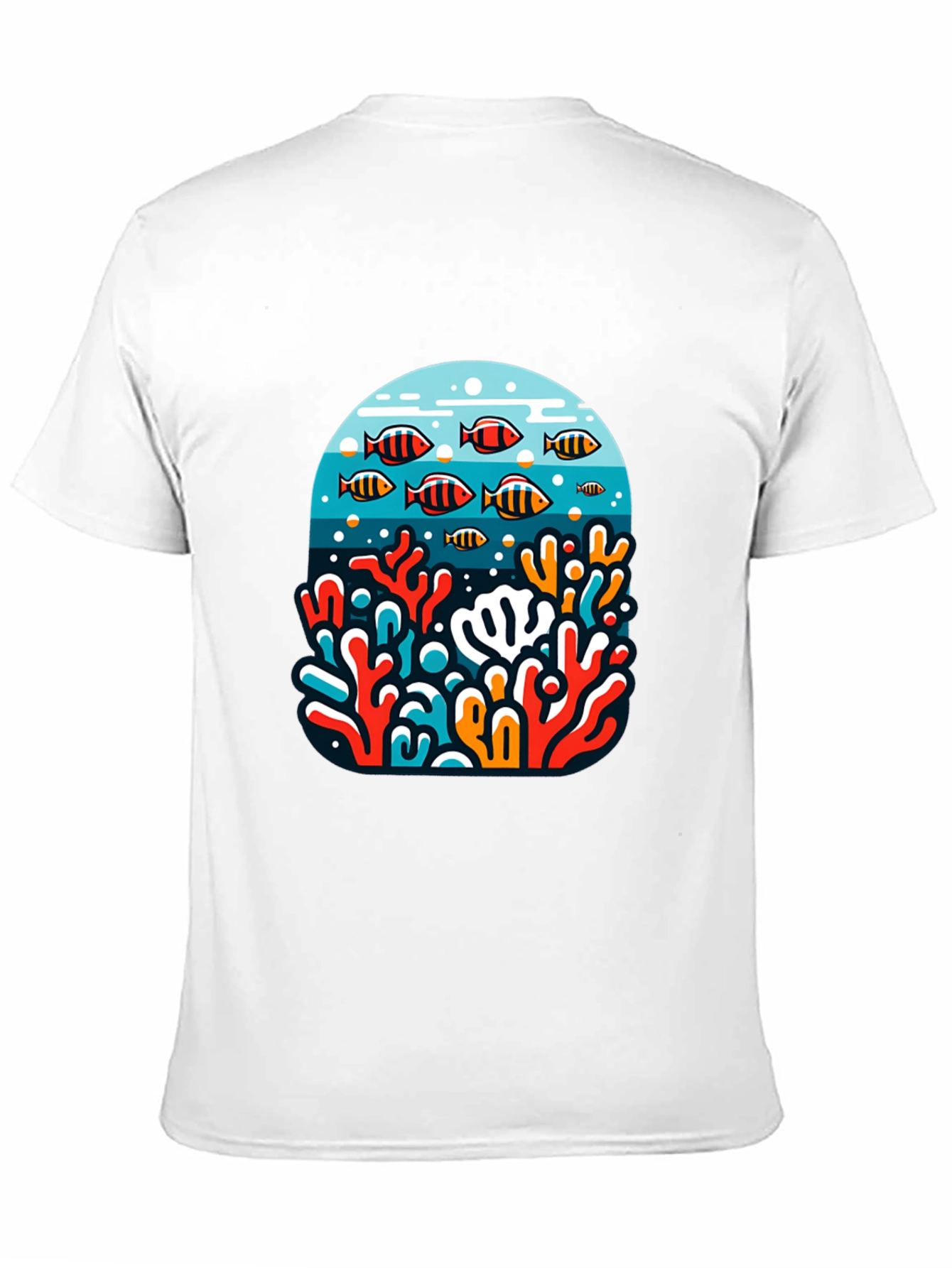 Ocean Reef Graphic Tee - Black