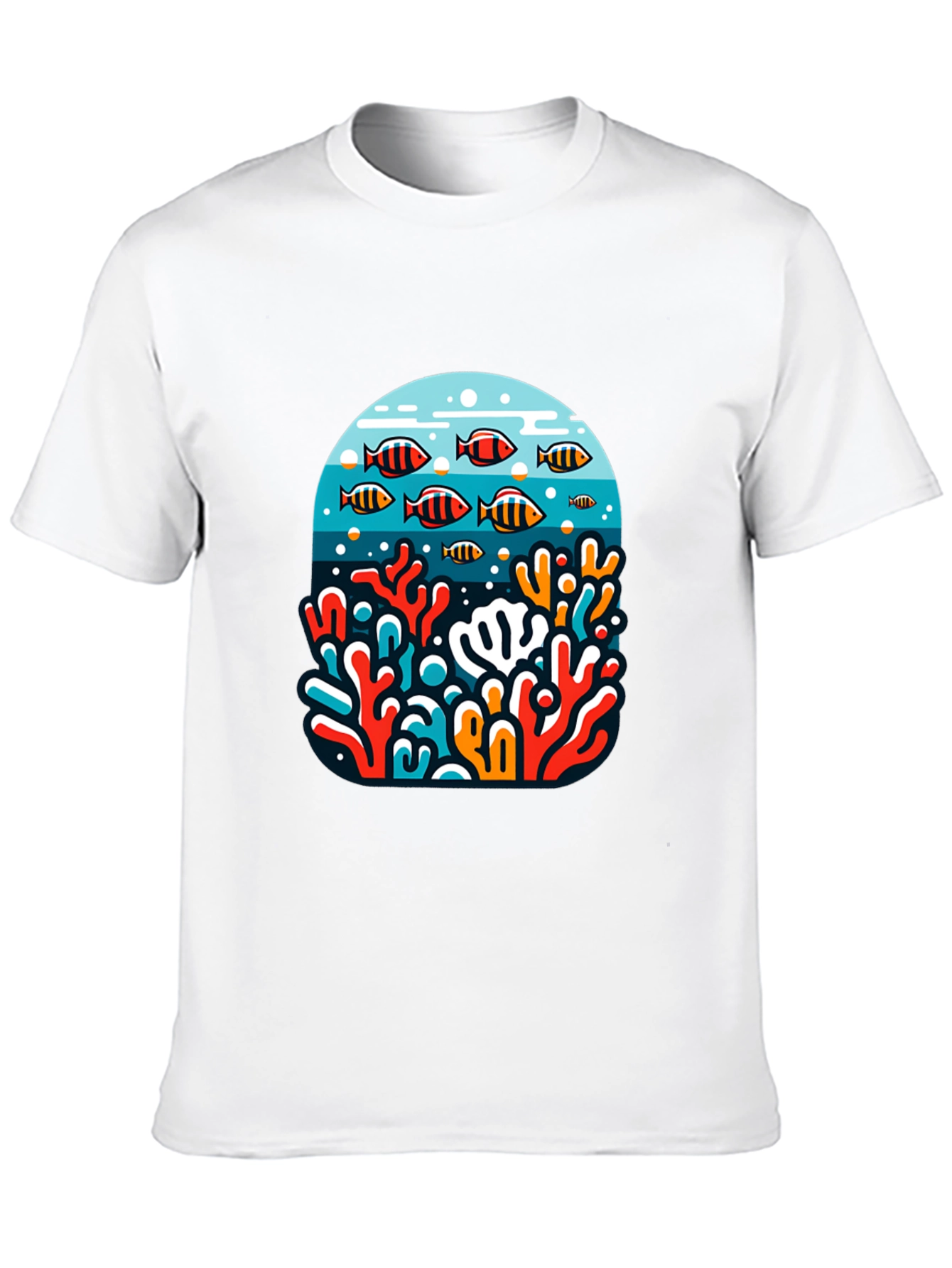 Ocean Reef Graphic Tee - Black