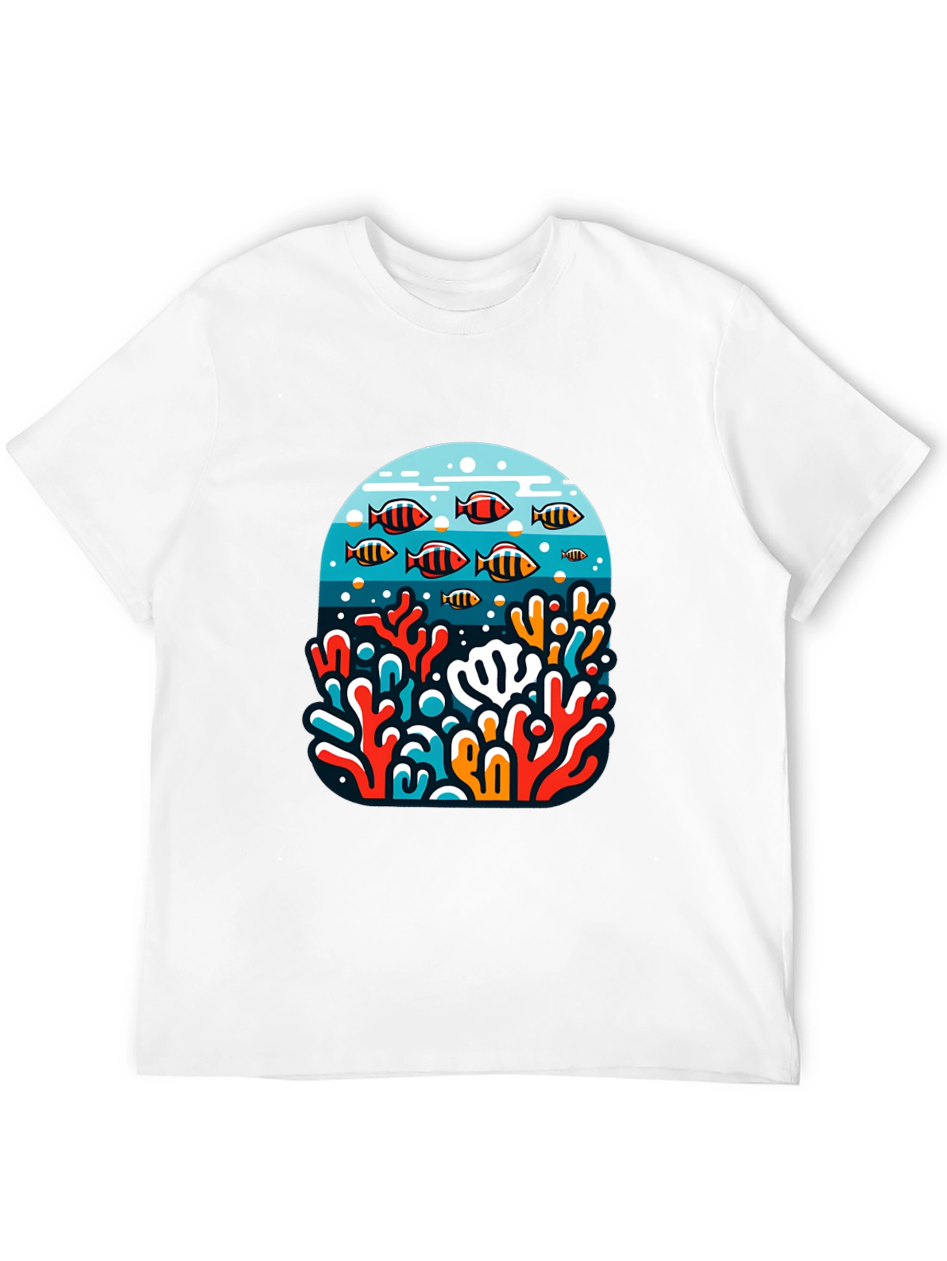 Ocean Reef Graphic Tee - Black