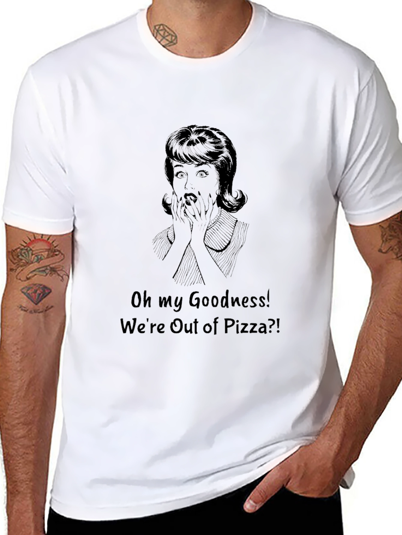 Pizza Lovers Graphic T-Shirt