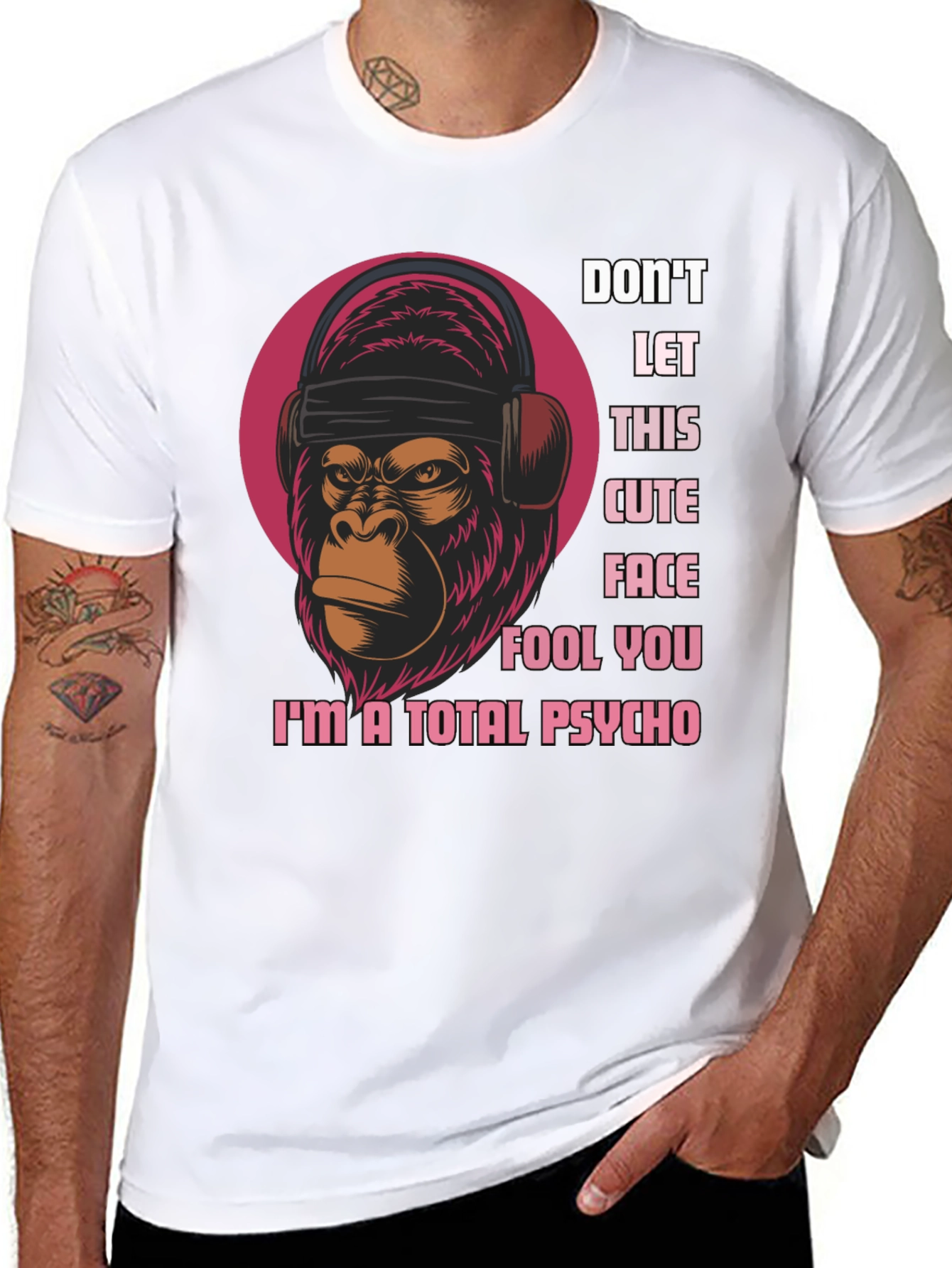 Psycho Monkey Graphic T-Shirt