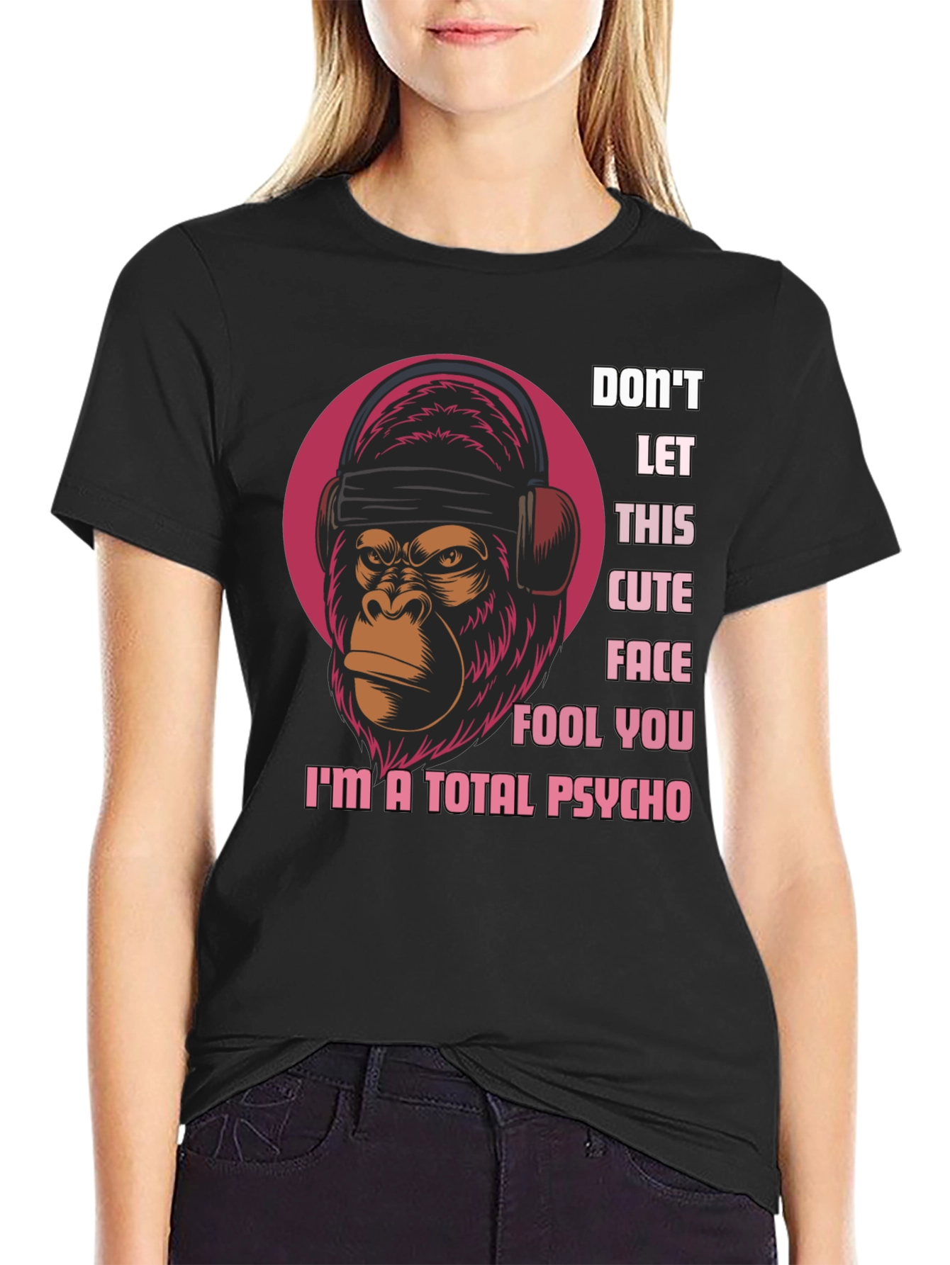 Psycho Monkey Graphic T-Shirt