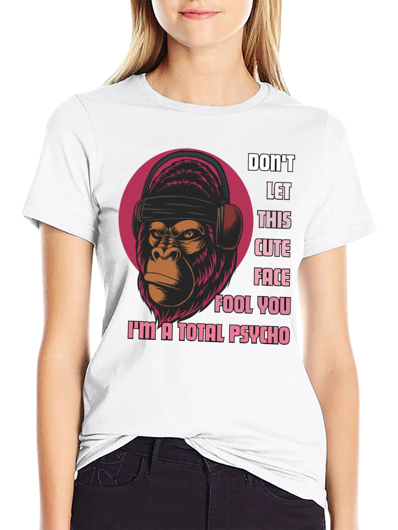 Psycho Monkey Graphic T-Shirt